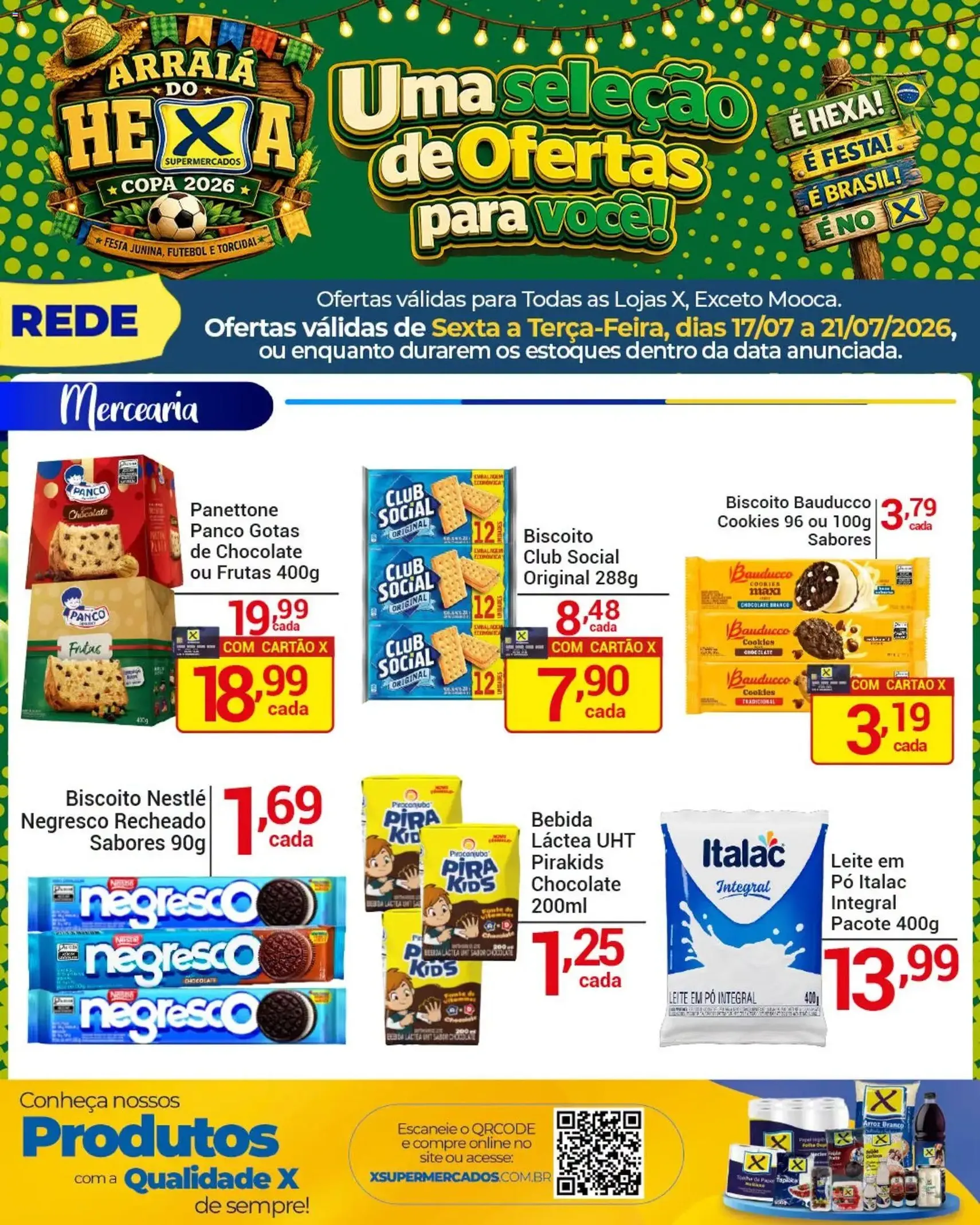 X Supermercados - Ofertas da semana - folheto válido a partir de 17/07/2026 página 2 de 10