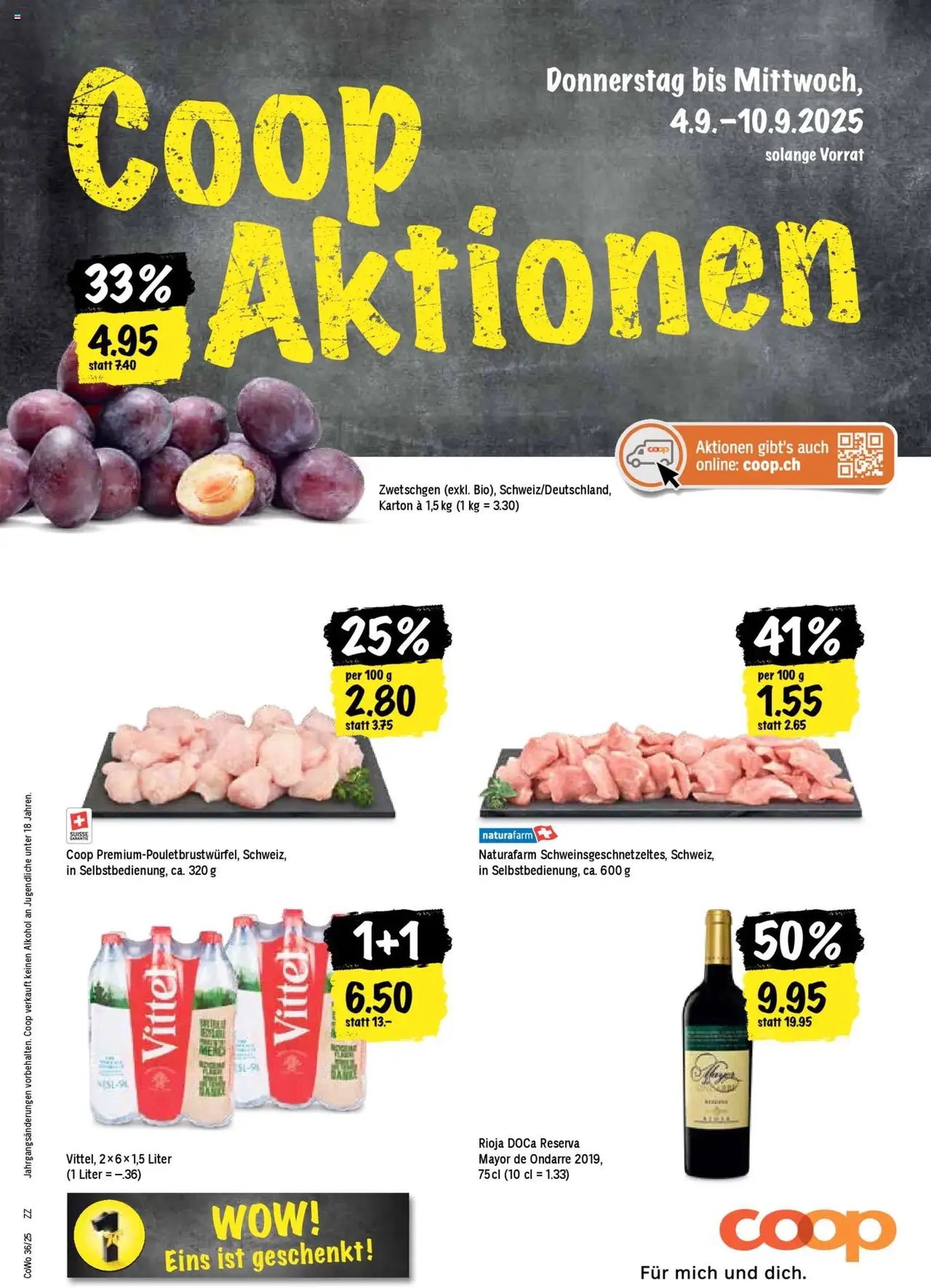 Coop Aktionen - Gültiger Prospekt ab 04.09.2025, Seite 1 von insgesamt 24 Coop Aktionen - Gültiger Prospekt ab 04.09.2025, Seite 1 von insgesamt 24