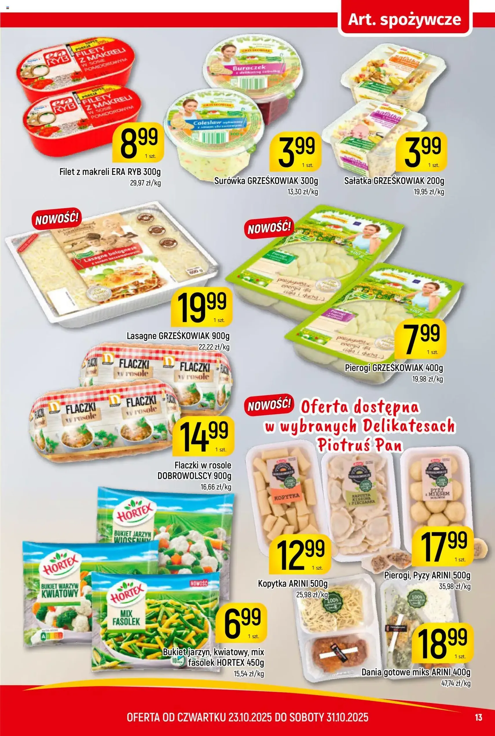 Piotruś Pan Gazetka - ważny gazetka od 23.10.2025 strona 13 z 28 Piotruś Pan Gazetka - ważny gazetka od 23.10.2025 strona 13 z 28