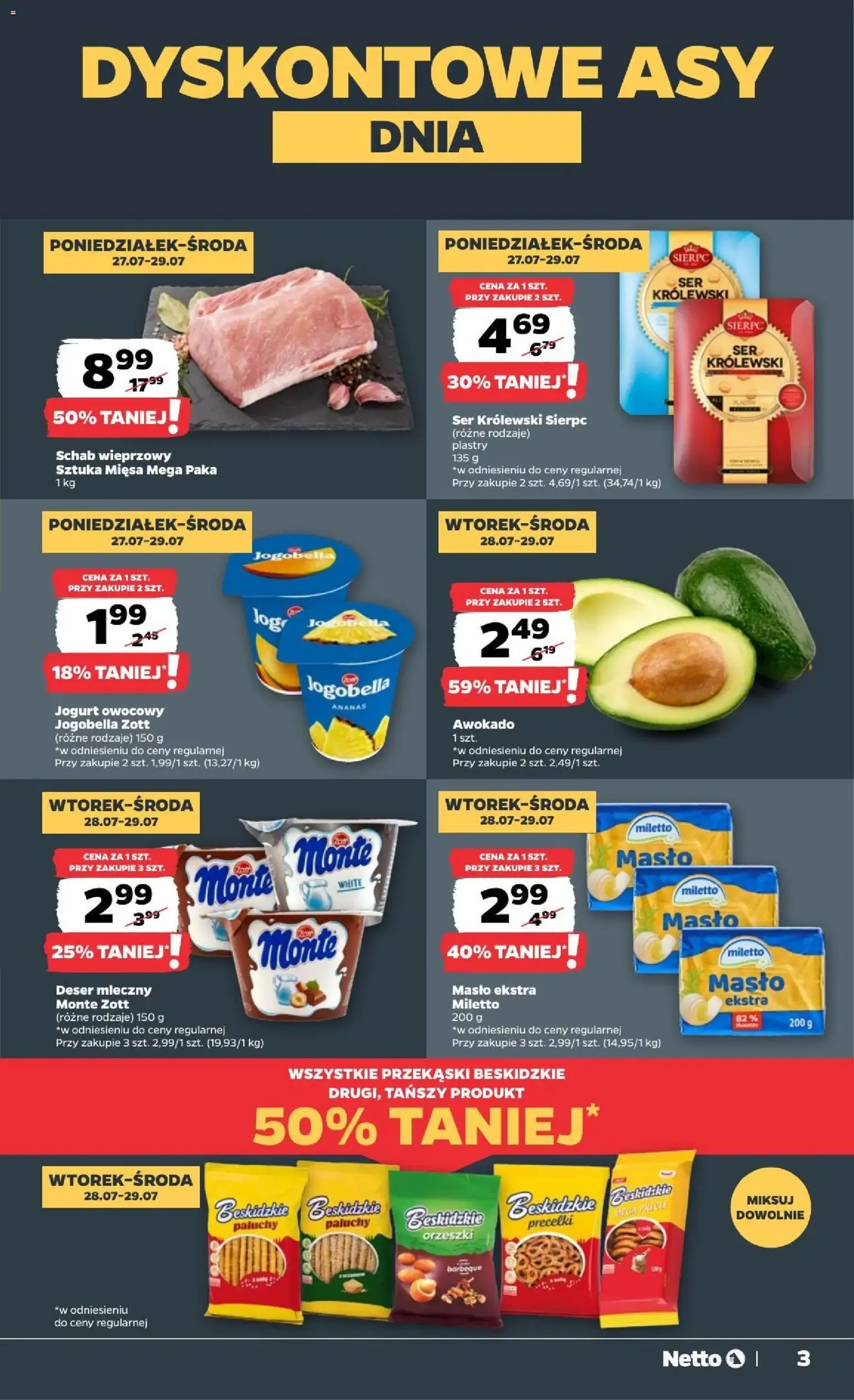Netto gazetka od poniedziałku - ważny gazetka od 27.07.2026 strona 3 z 33