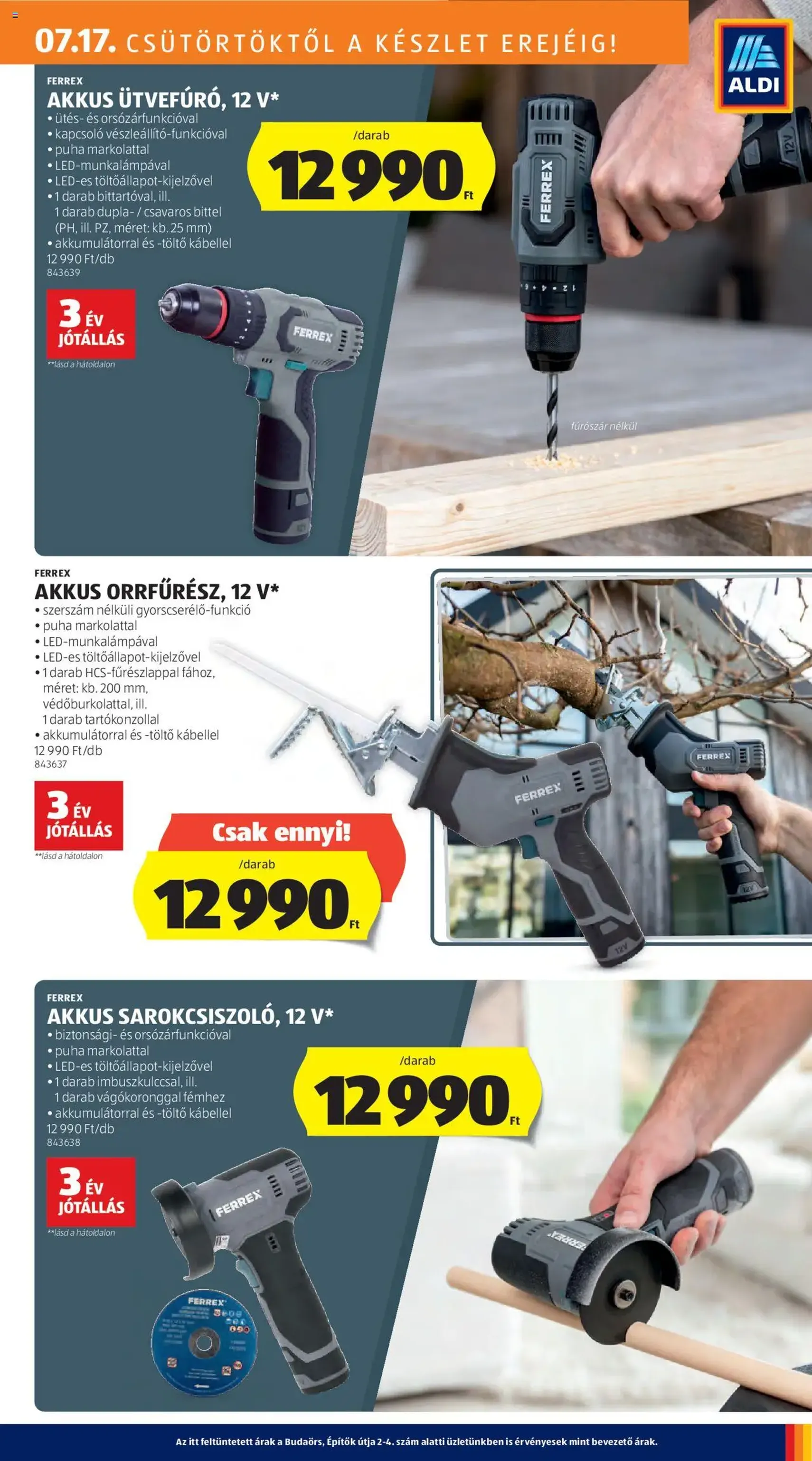 Aldi Akciós újság - 2025.07.17. érvényes szórólap 23 oldal 56 oldalból Aldi Akciós újság - 2025.07.17. érvényes szórólap 23 oldal 56 oldalból