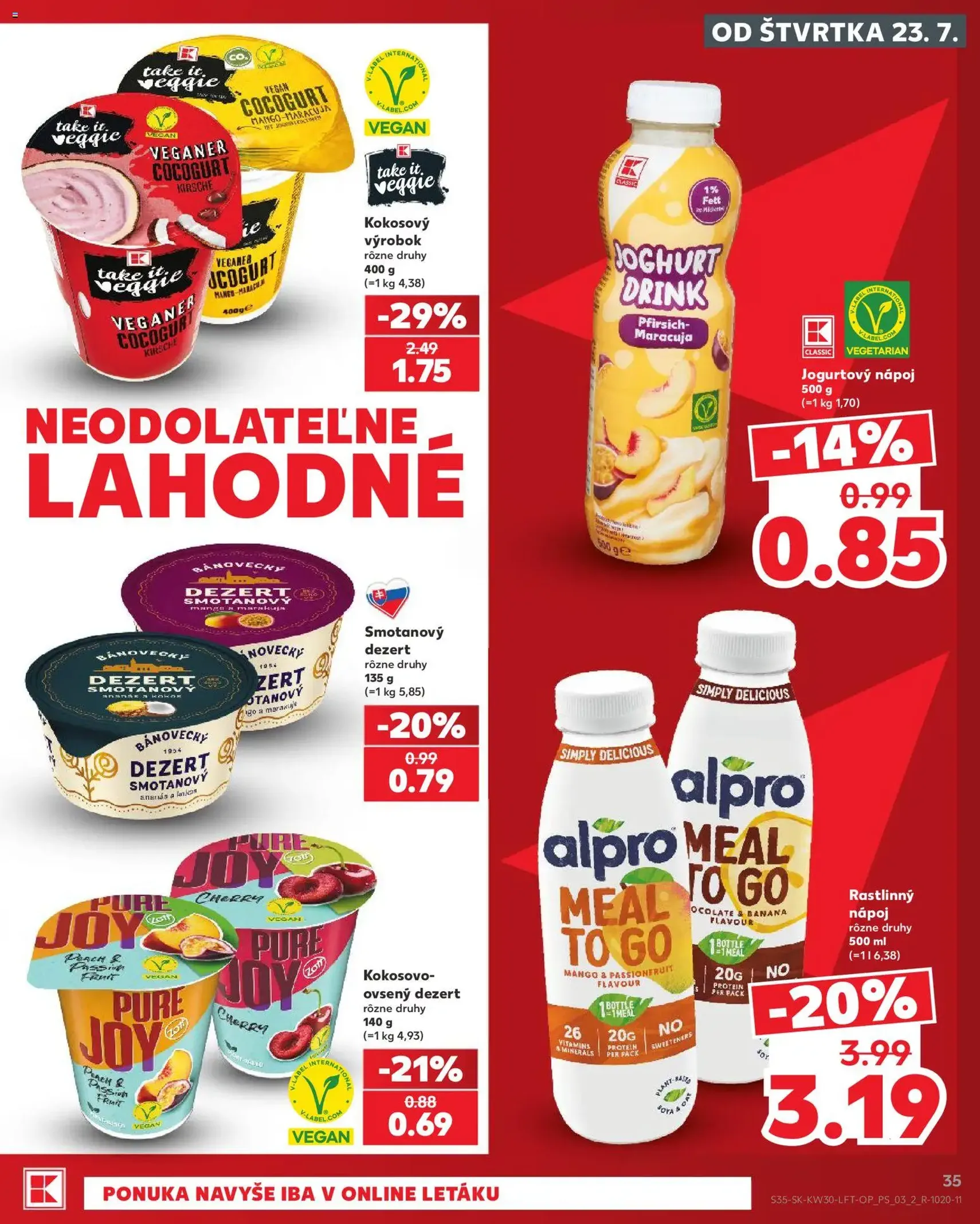 Kaufland leták - platný leták od 23.07.2026 strana 35 z 74