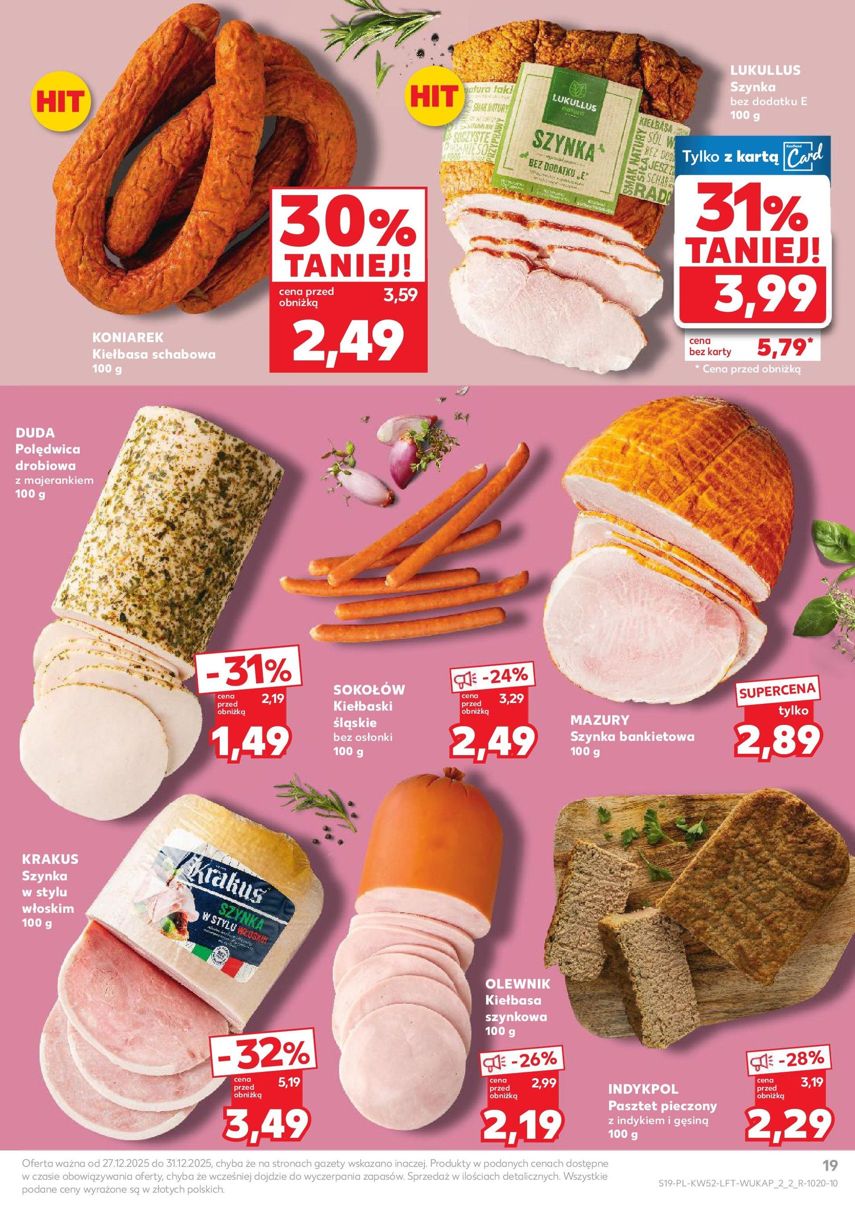 Kaufland gazetka - ważny gazetka od 27.12.2025 strona 19 z 53