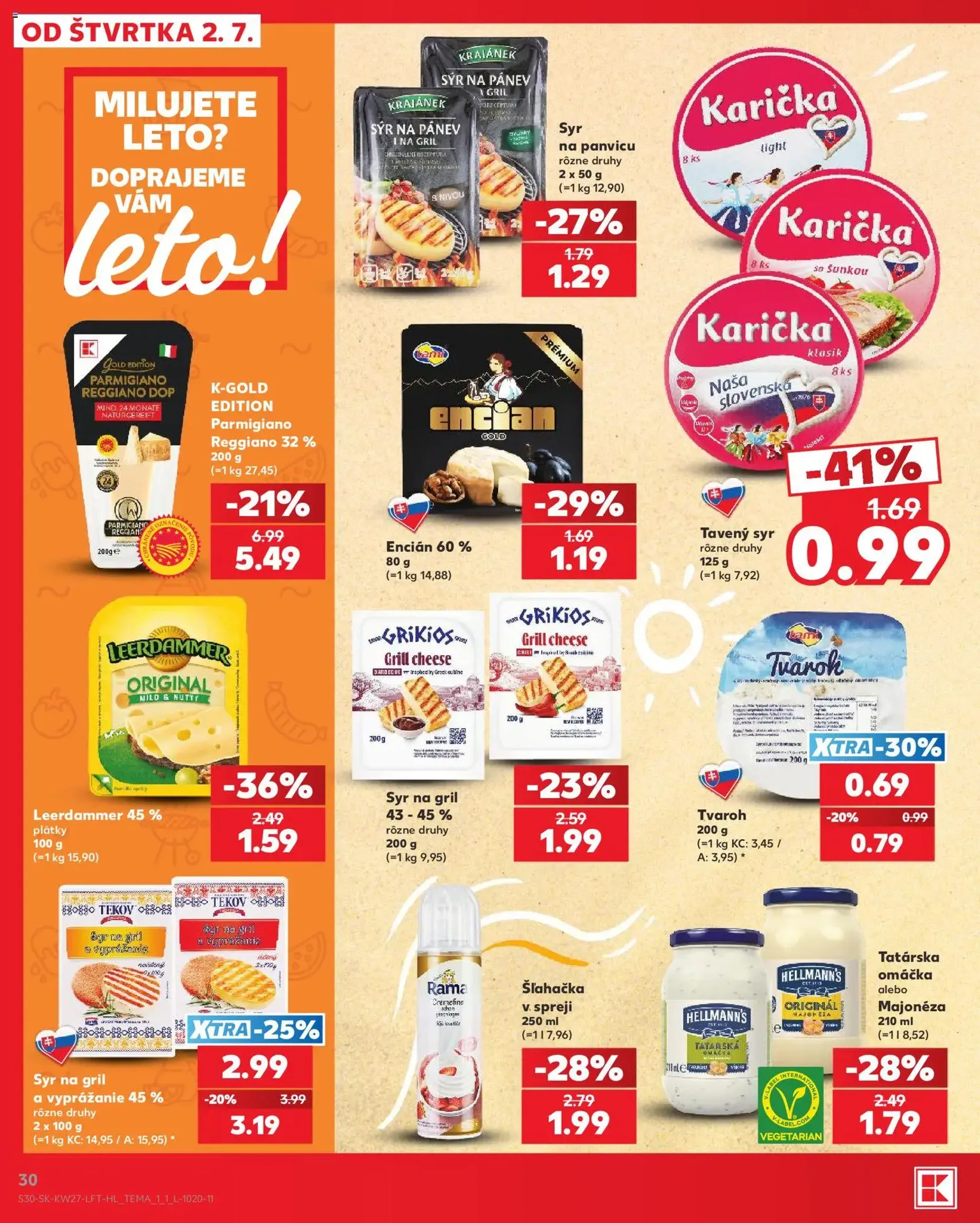 Kaufland leták - platný leták od 02.07.2026 strana 30 z 80