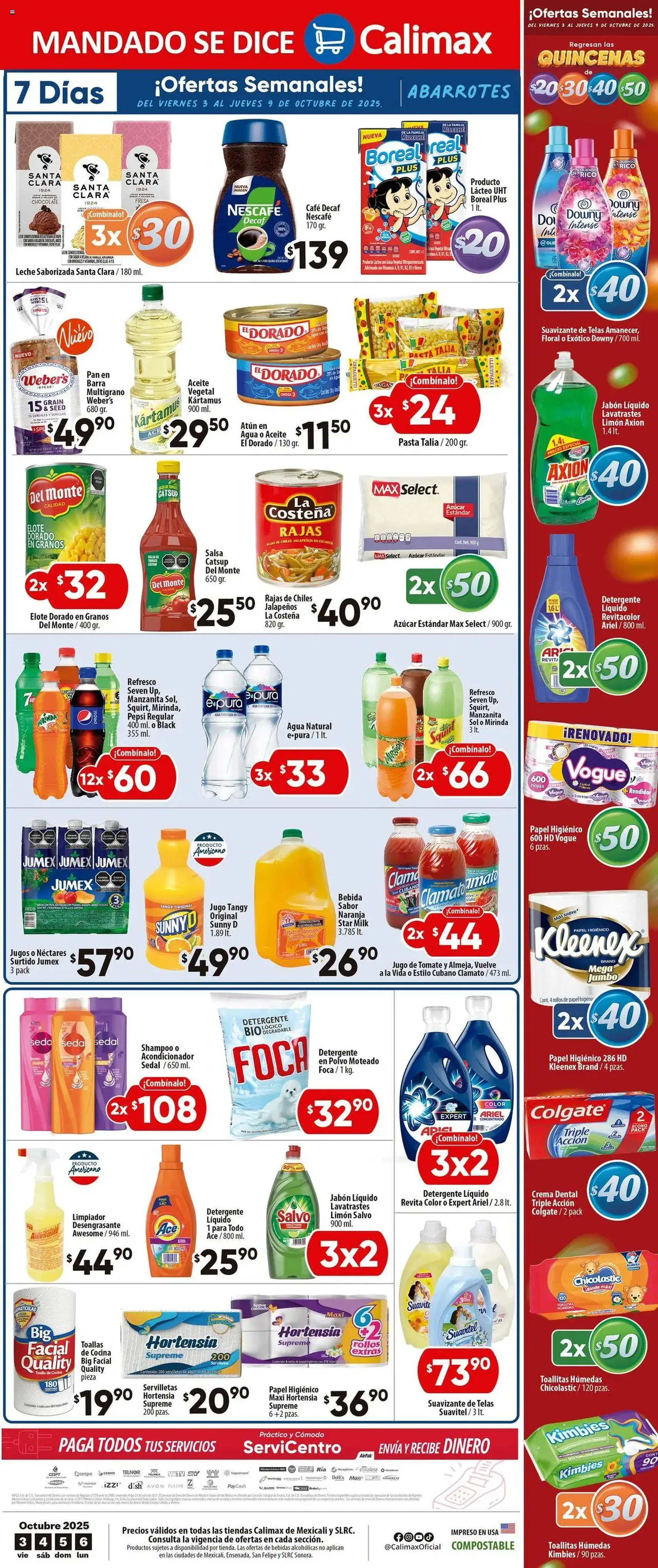Calimax - Folleto Mexicali - folleto válido desde 03/10/2025 página 6 de 6 Calimax - Folleto Mexicali - folleto válido desde 03/10/2025 página 6 de 6
