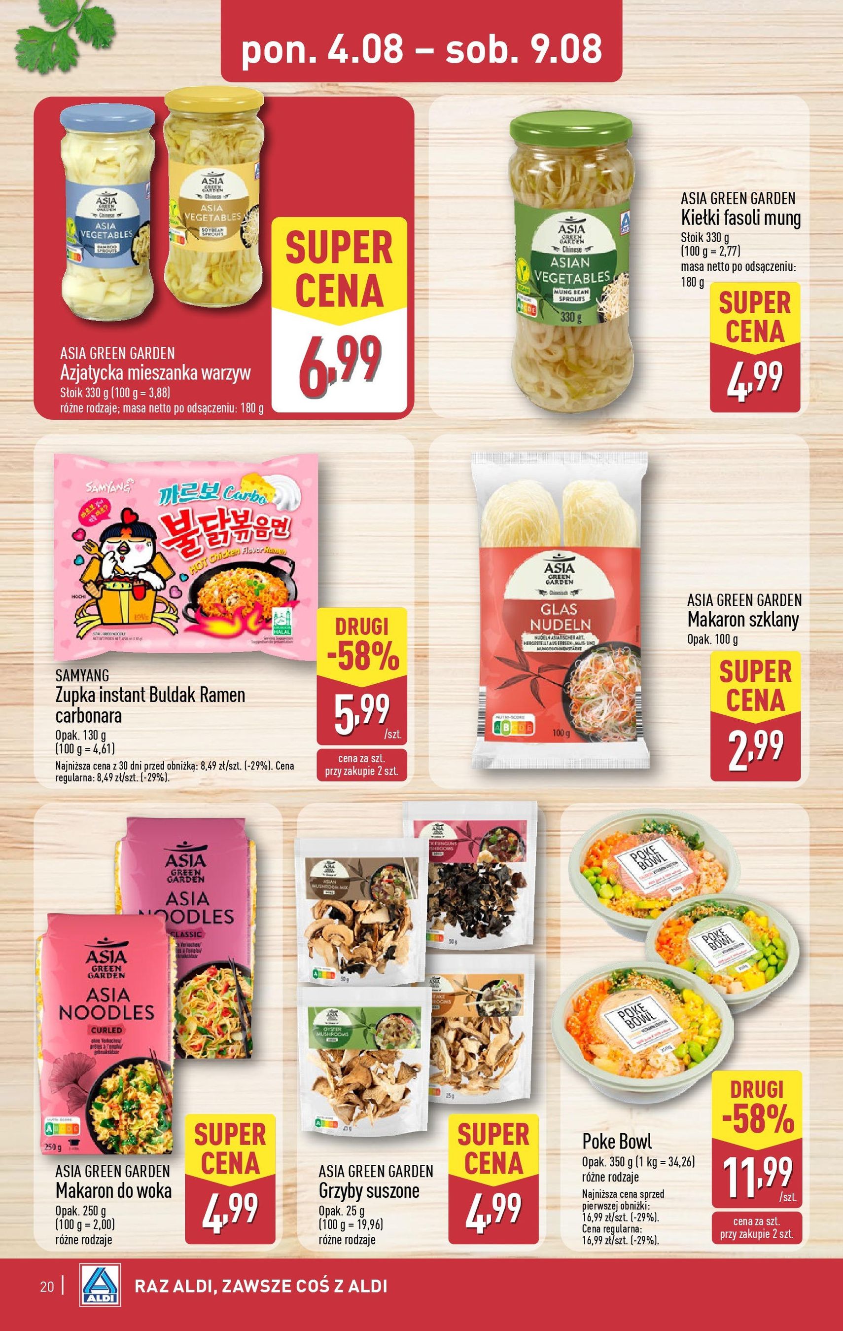 Aldi Gazetka - ważny gazetka od 04.08.2025 strona 20 z 42 Aldi Gazetka - ważny gazetka od 04.08.2025 strona 20 z 42