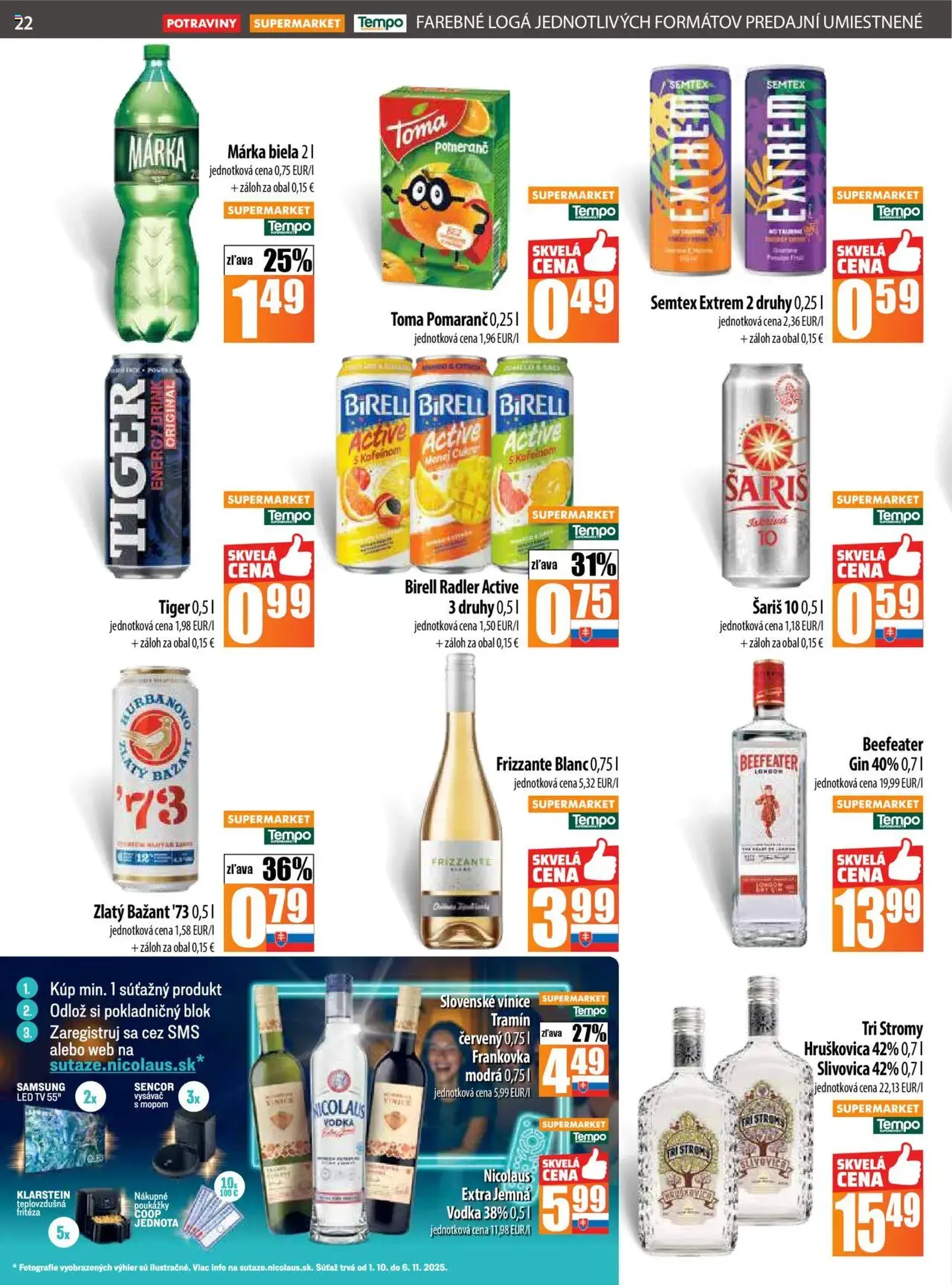 COOP Jednota leták - platný leták od 02.10.2025 strana 22 z 28 COOP Jednota leták - platný leták od 02.10.2025 strana 22 z 28