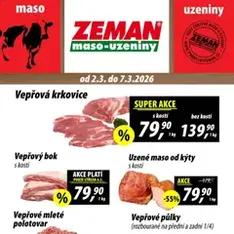Prodejny Zeman leták - náhled letáku platný od 02.03.2026
