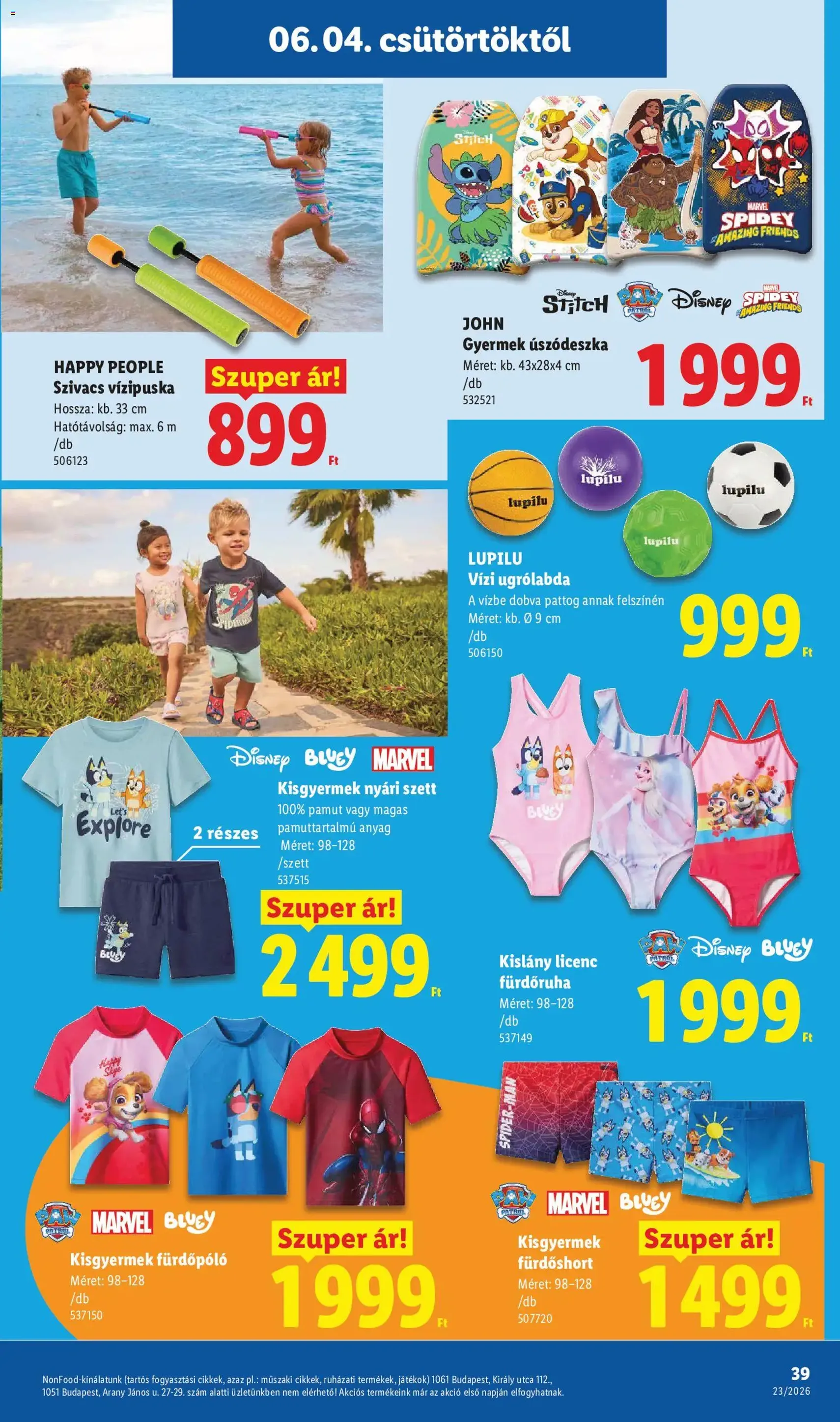 Lidl akciós újság - 2026.06.04. érvényes szórólap 39 oldal 80 oldalból