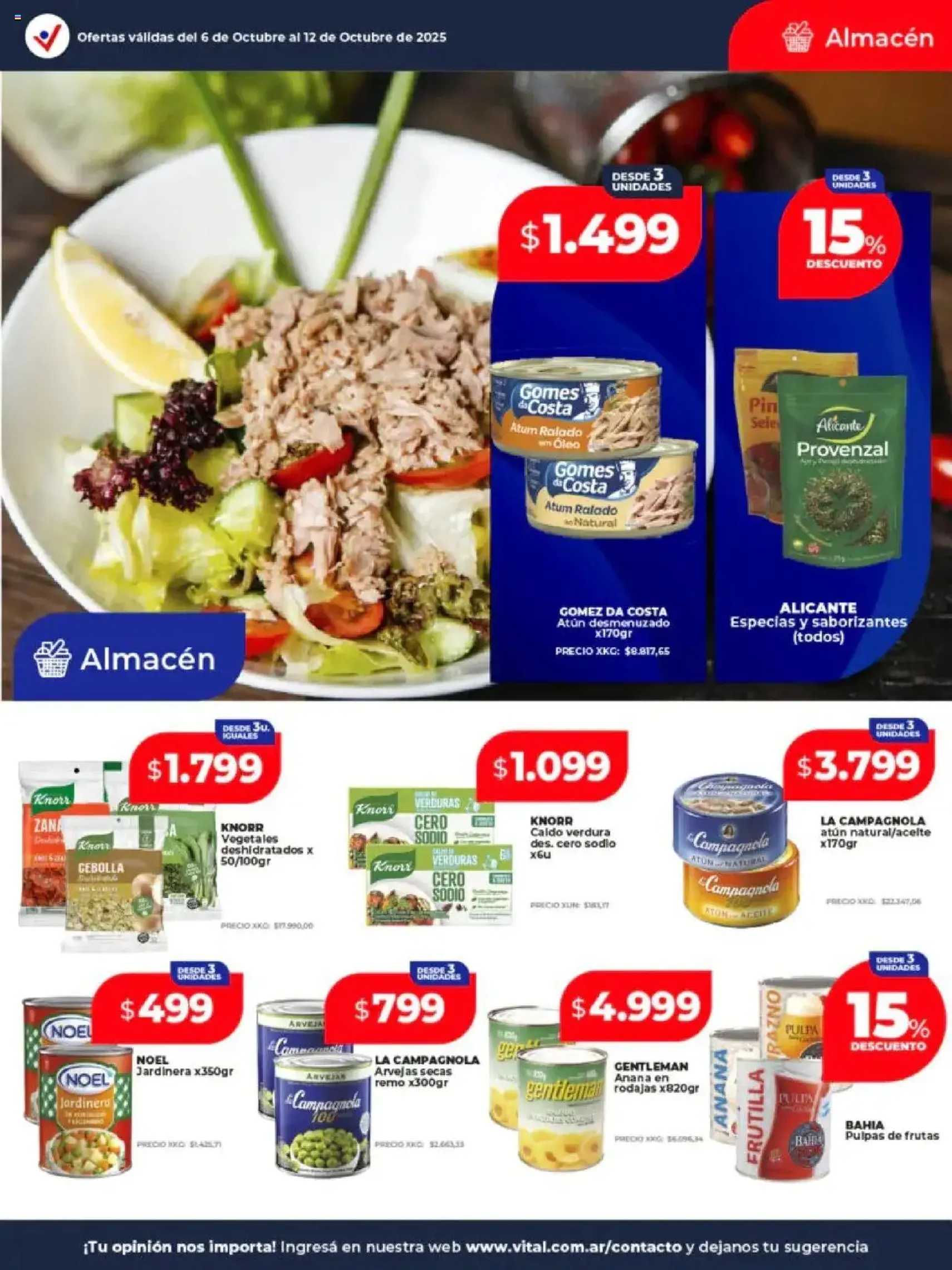 Vital - Ofertas - folleto válido desde 06/10/2025 página 13 de 23 Vital - Ofertas - folleto válido desde 06/10/2025 página 13 de 23