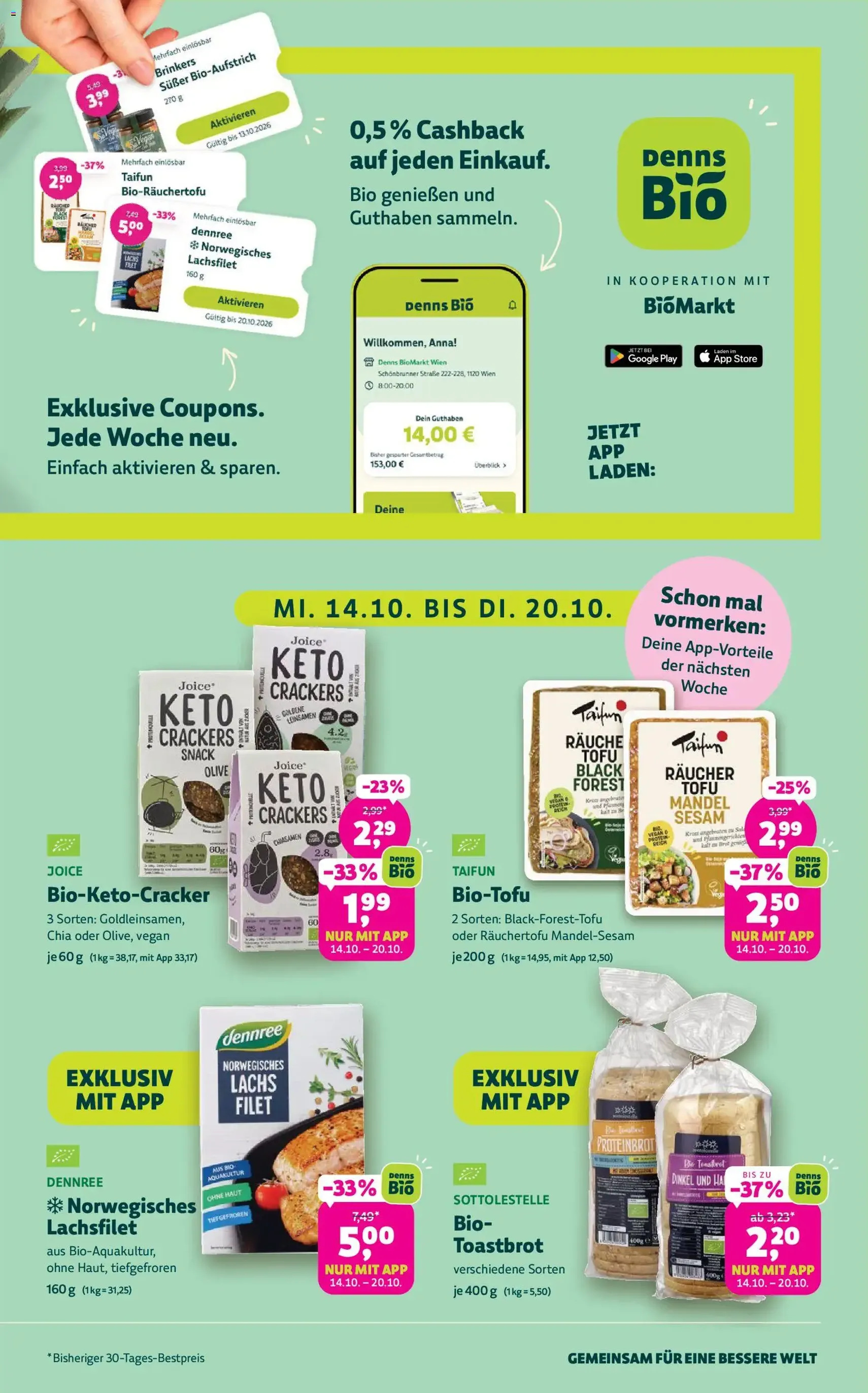 Denns BioMarkt Angebote - Gültiger Prospekt ab 07.10.2026, Seite 3 von insgesamt 14