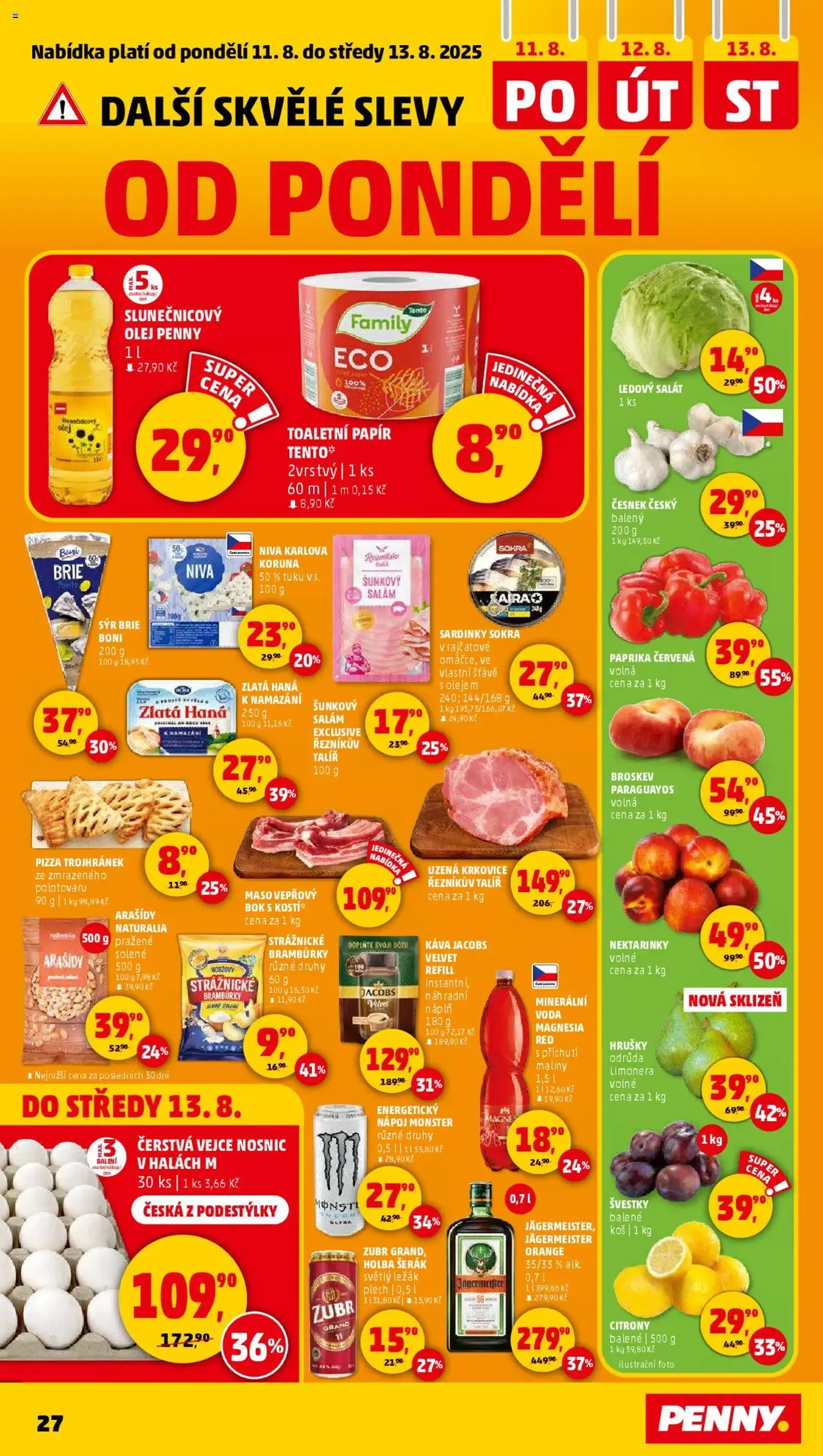 Penny Market leták - Čtvrtečník - platný leták od 07.08.2025 strana 27 z 31 Penny Market leták - Čtvrtečník - platný leták od 07.08.2025 strana 27 z 31