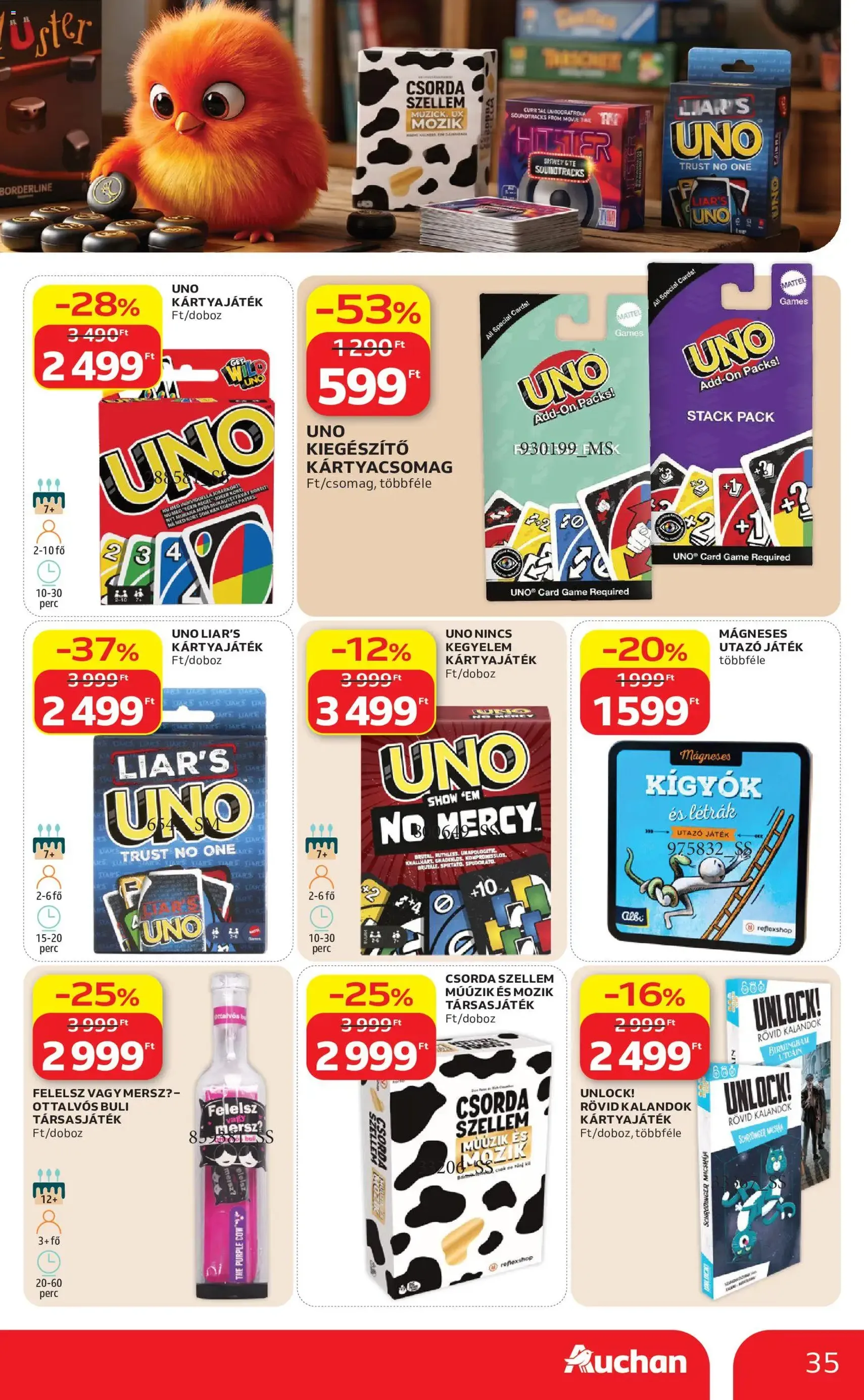 Auchan akciós újság - 2026.07.09. érvényes szórólap 35 oldal 50 oldalból