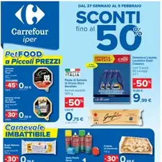 Volantino Carrefour - anteprima volantino valido dal 27/01/2026