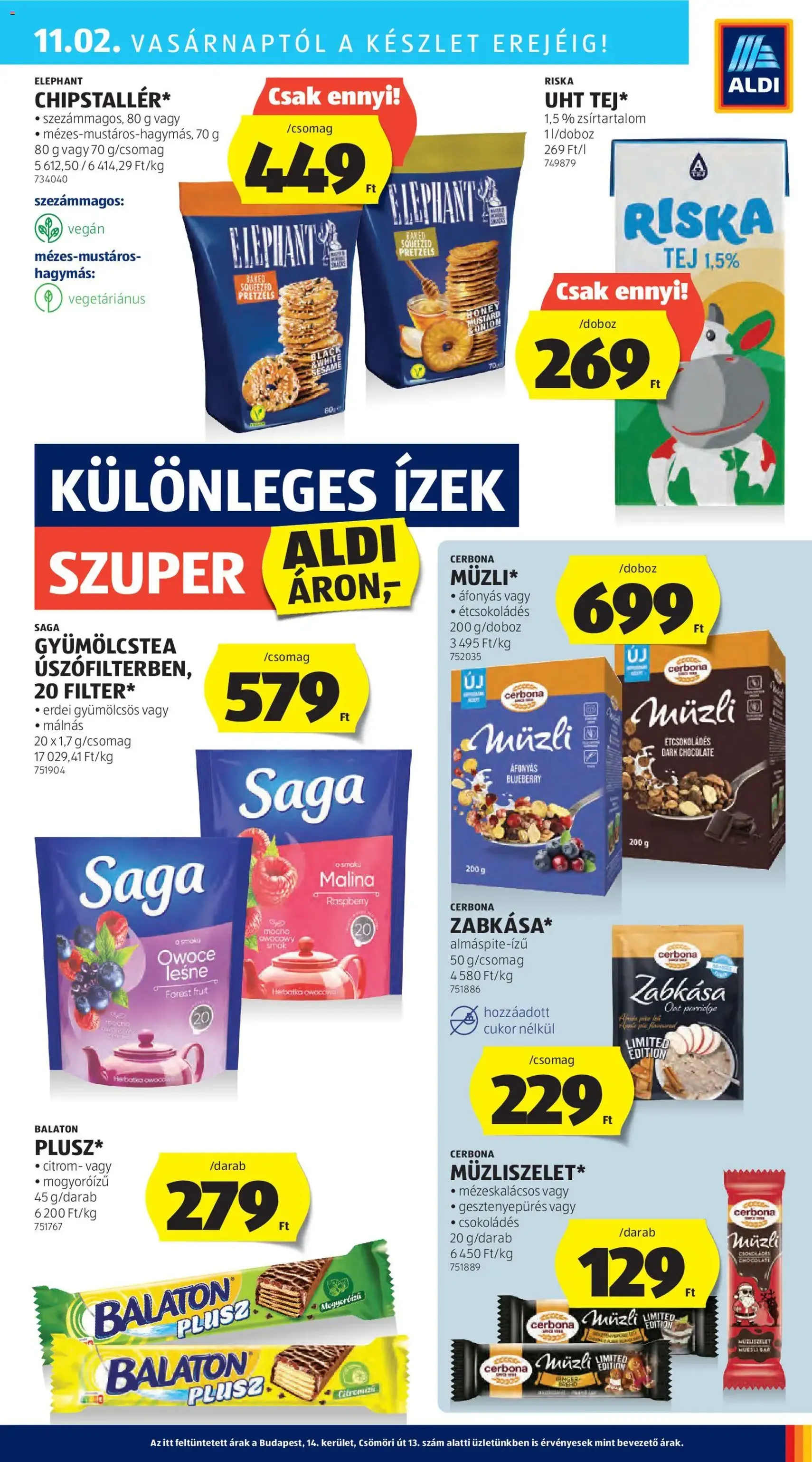 Aldi Akciós újság - 2025.10.30. érvényes szórólap 41 oldal 55 oldalból Aldi Akciós újság - 2025.10.30. érvényes szórólap 41 oldal 55 oldalból