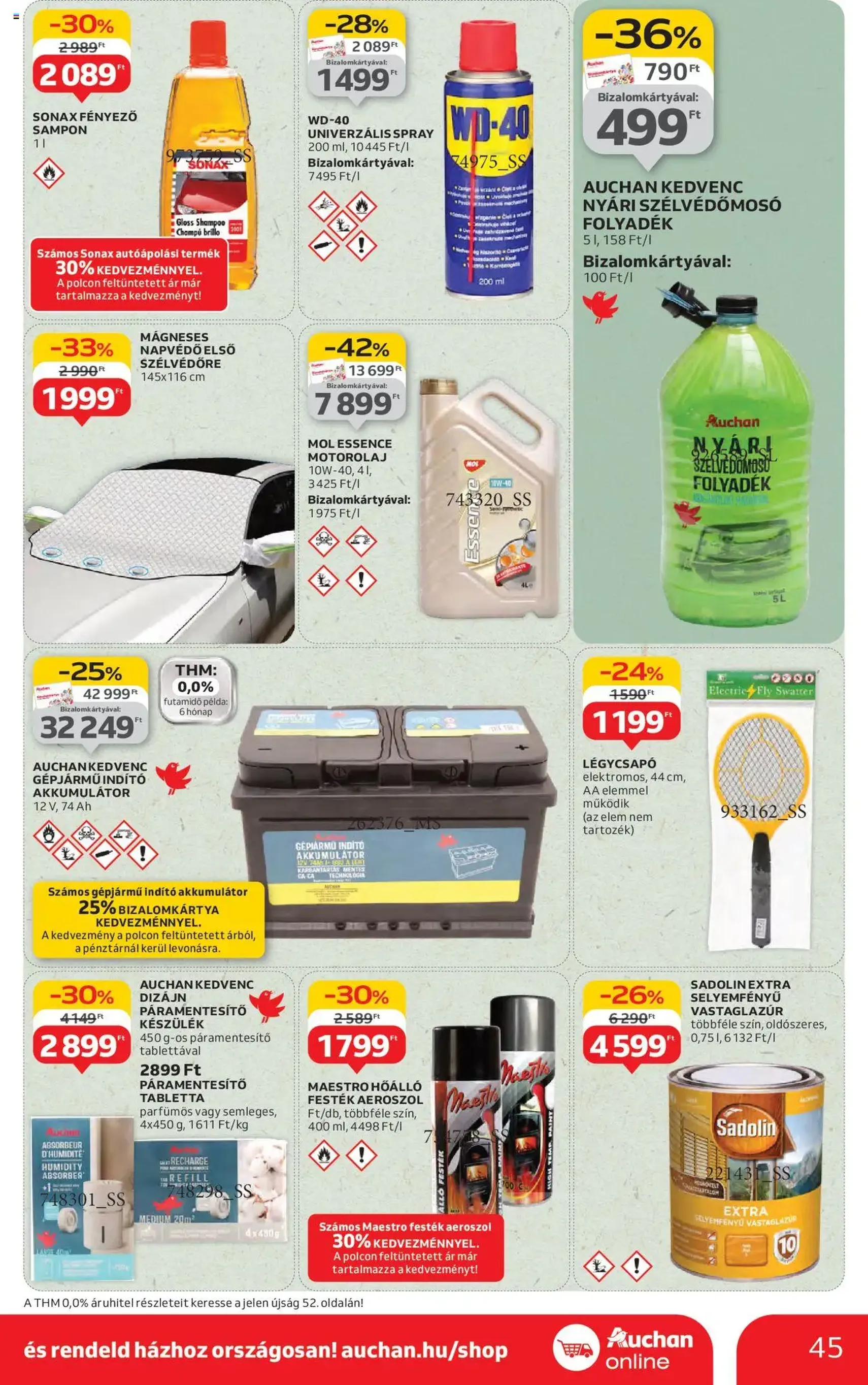 Auchan Akciós újság - 2025.08.14. érvényes szórólap 45 oldal 54 oldalból Auchan Akciós újság - 2025.08.14. érvényes szórólap 45 oldal 54 oldalból