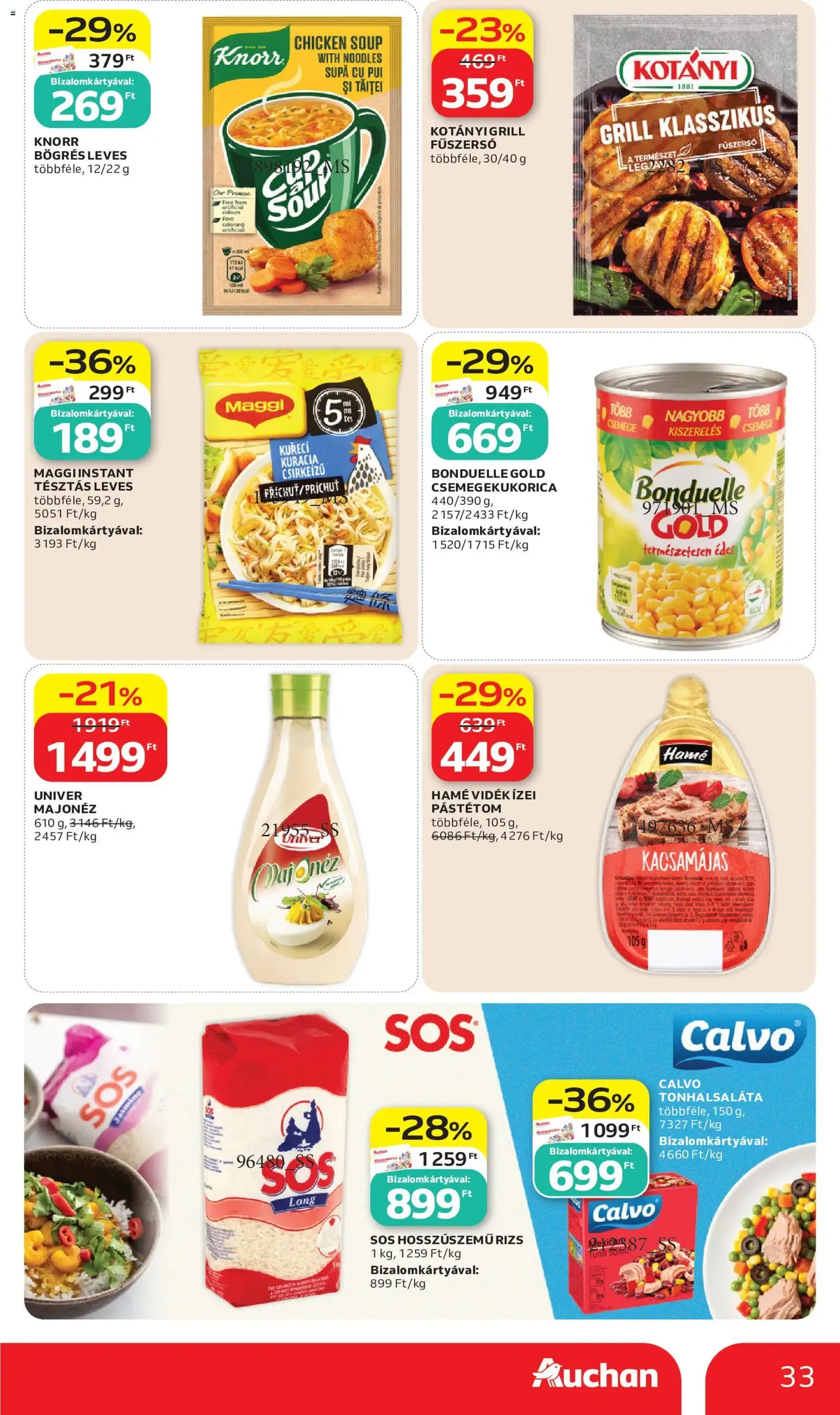 Auchan akciós újság - 2026.07.02. érvényes szórólap 33 oldal 56 oldalból