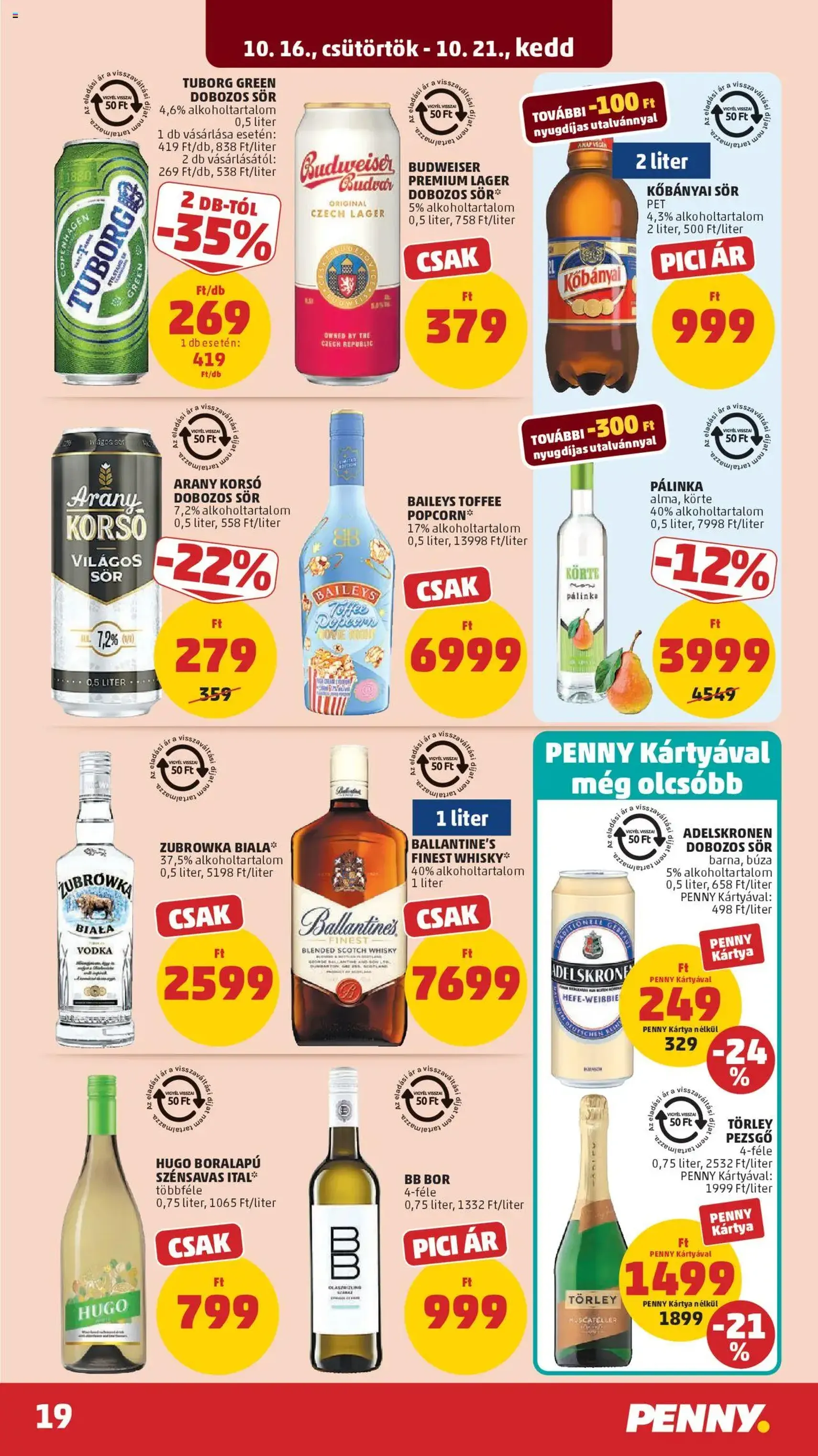 PENNY Akciós újság - 2025.10.16. érvényes szórólap 23 oldal 42 oldalból PENNY Akciós újság - 2025.10.16. érvényes szórólap 23 oldal 42 oldalból