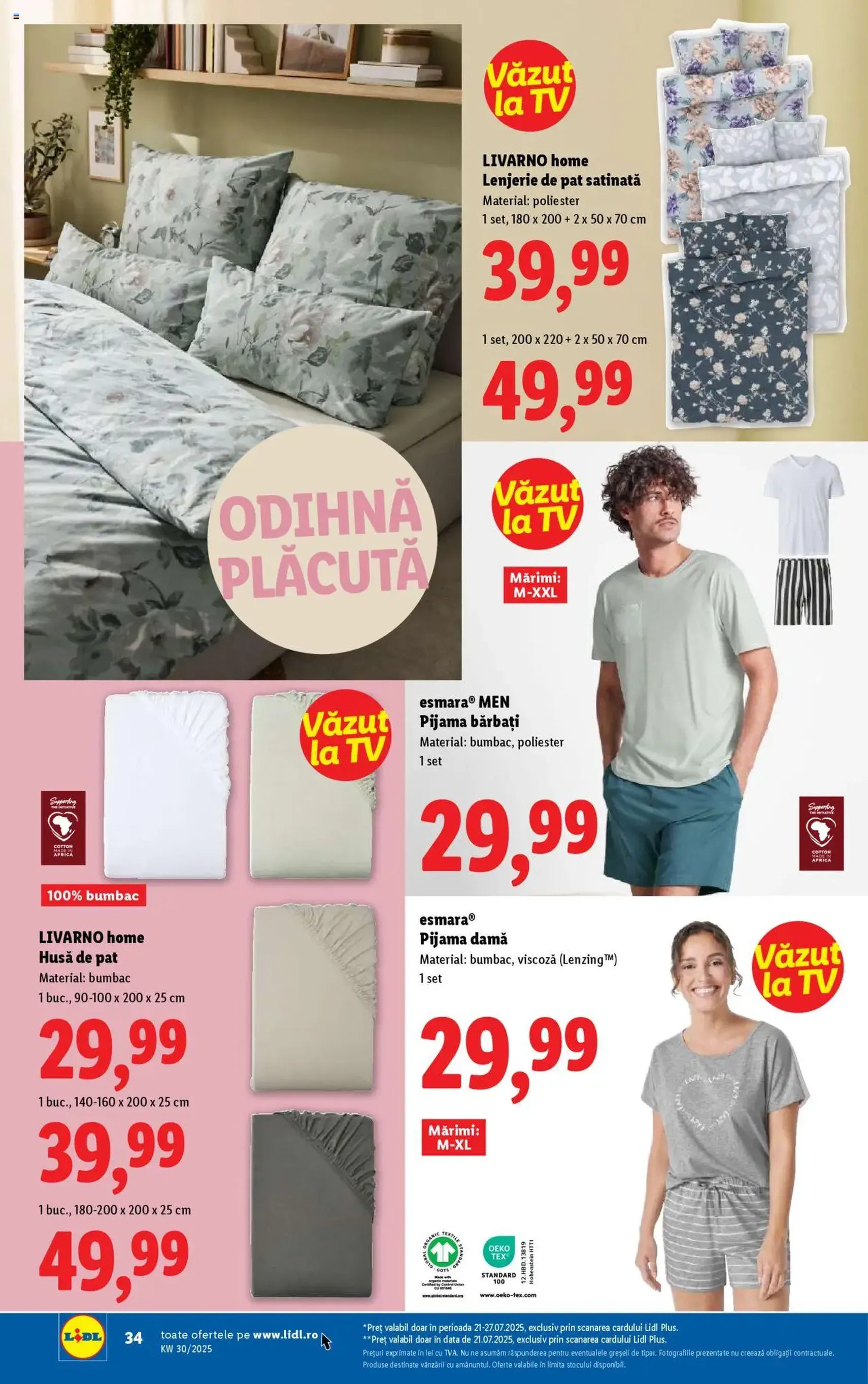 Catalog Lidl - cataloage valabile începând cu 21.07.2025 pagina 34 din 74 Catalog Lidl - cataloage valabile începând cu 21.07.2025 pagina 34 din 74