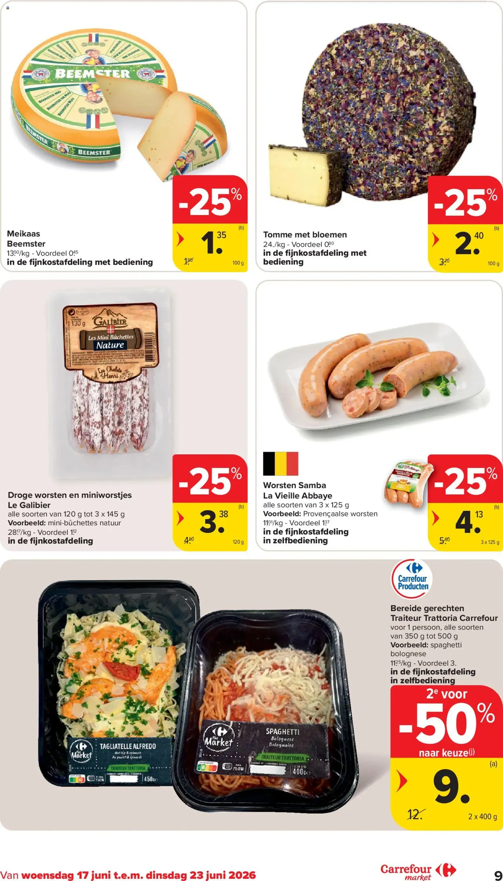 Carrefour market Folder week 25 - geldige folder vanaf 17/06/2026 pagina 9 van 24