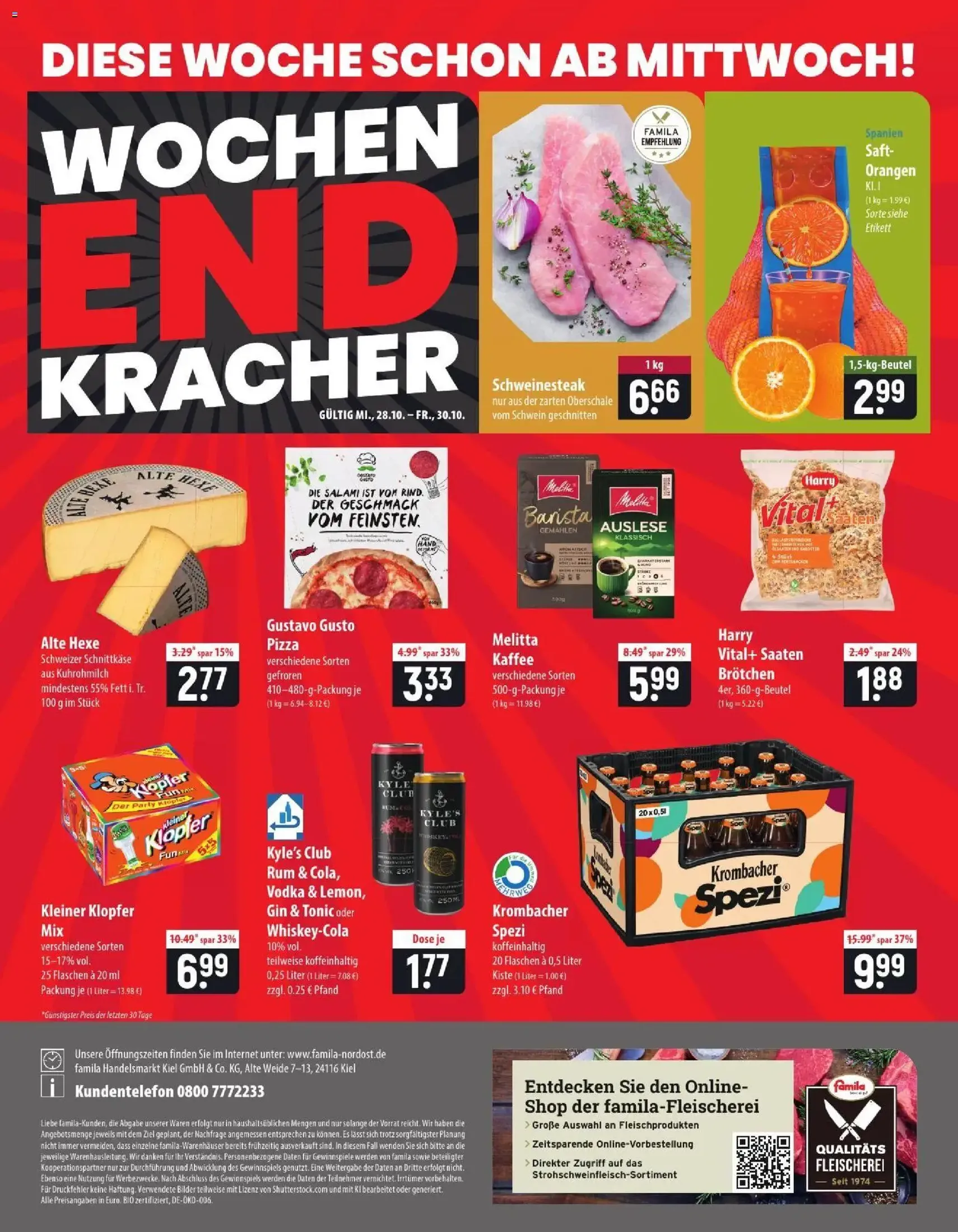 Famila Prospekt - Gültiger Prospekt ab 26.10.2026, Seite 24 von insgesamt 24