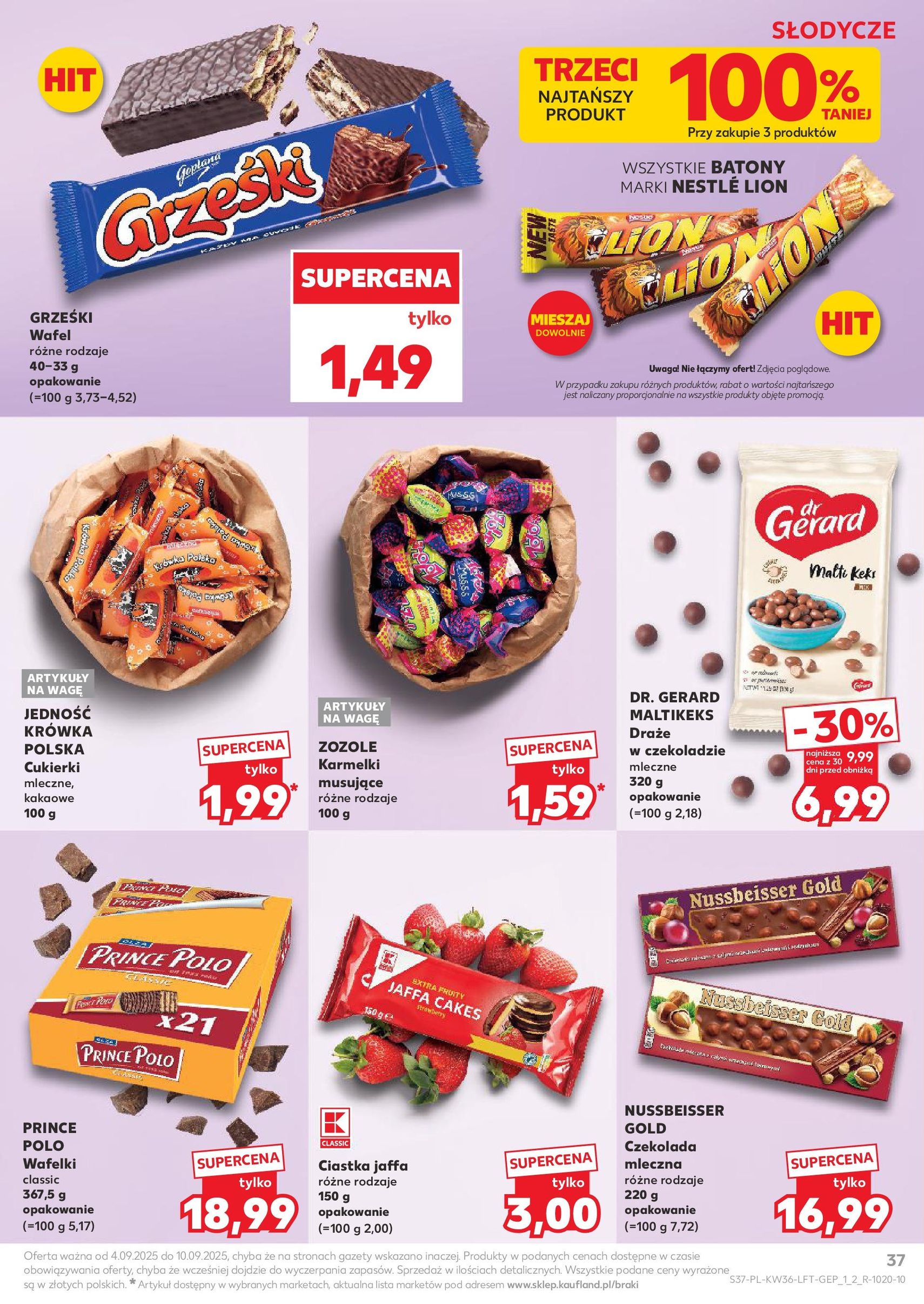 Kaufland gazetka - ważny gazetka od 04.09.2025 strona 37 z 57 Kaufland gazetka - ważny gazetka od 04.09.2025 strona 37 z 57