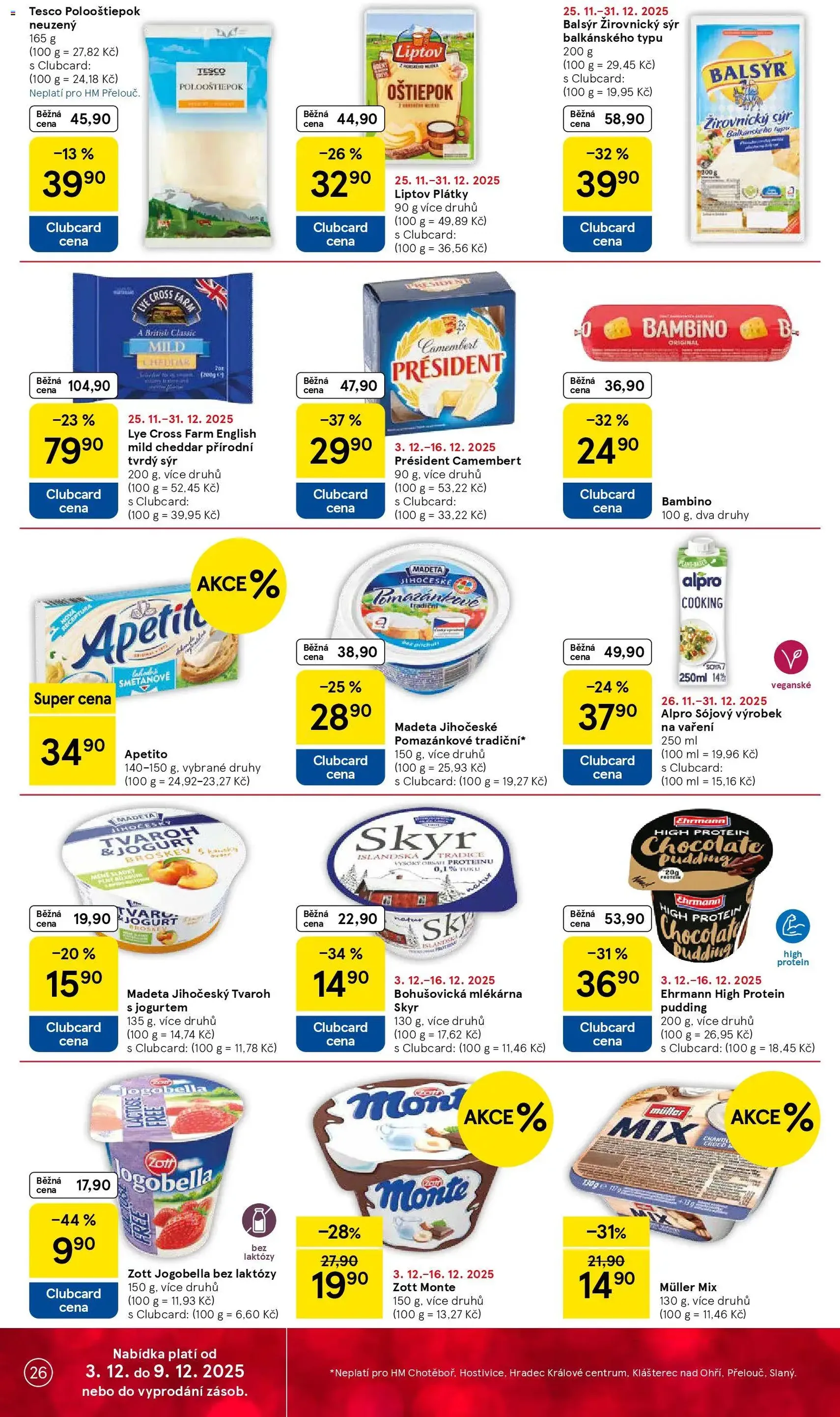 Tesco leták - Hypermarket - platný leták od 03.12.2025 strana 26 z 44