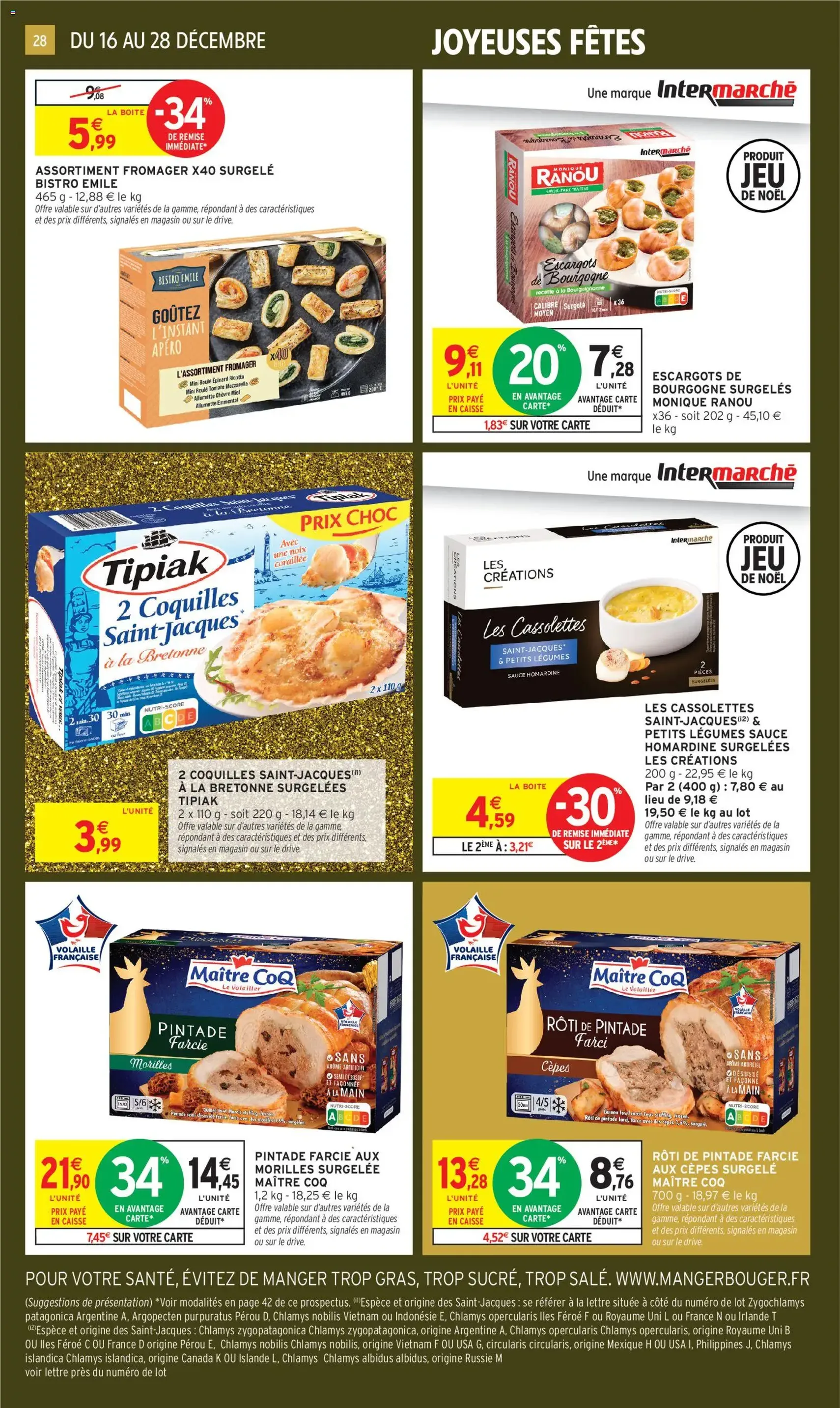 Intermarché catalogue semaine 51 - brochure valable à partir du 16/12/2025, page 28 sur 48