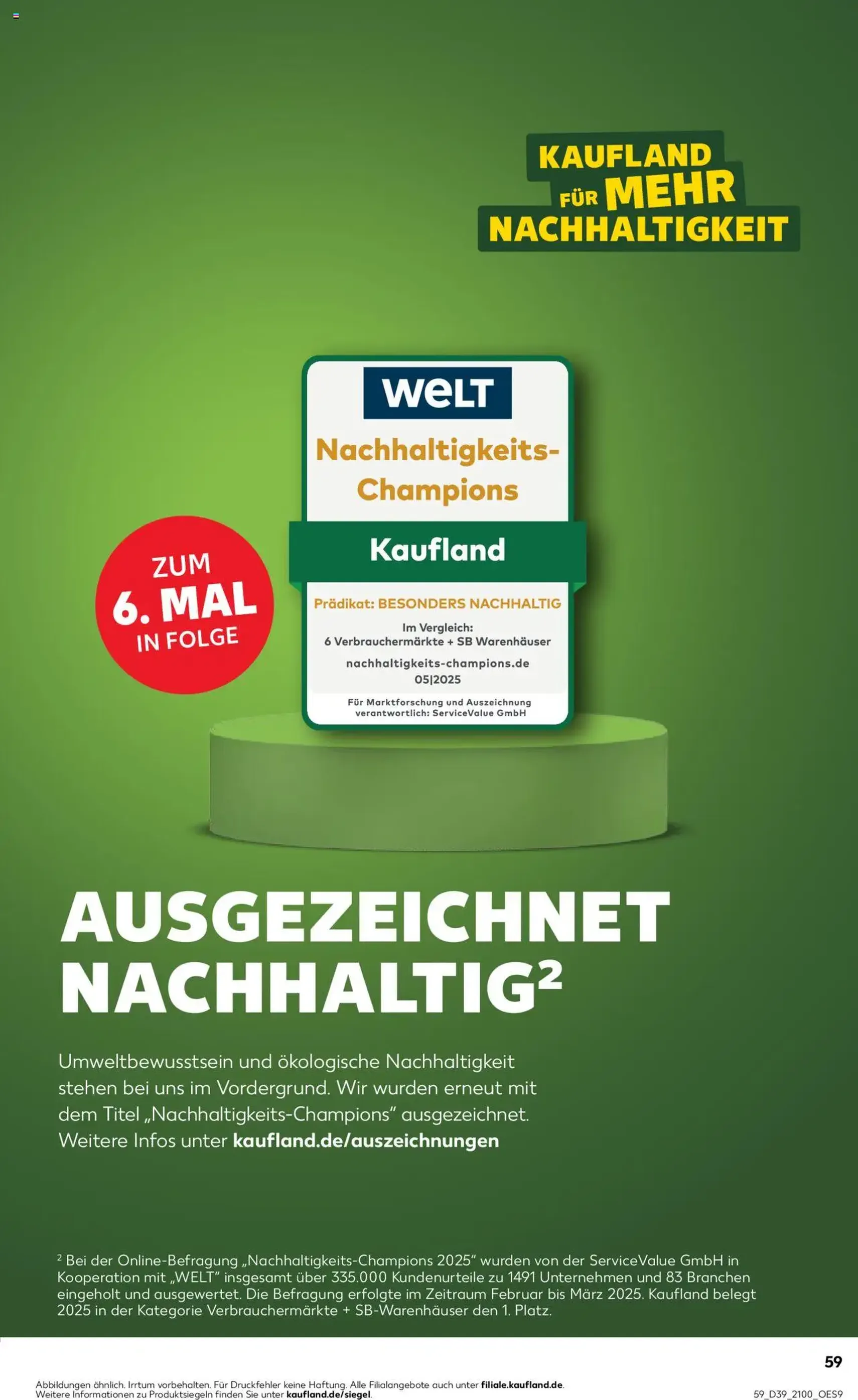 Kaufland Prospekt - Gültiger Prospekt ab 25.09.2025, Seite 59 von insgesamt 60