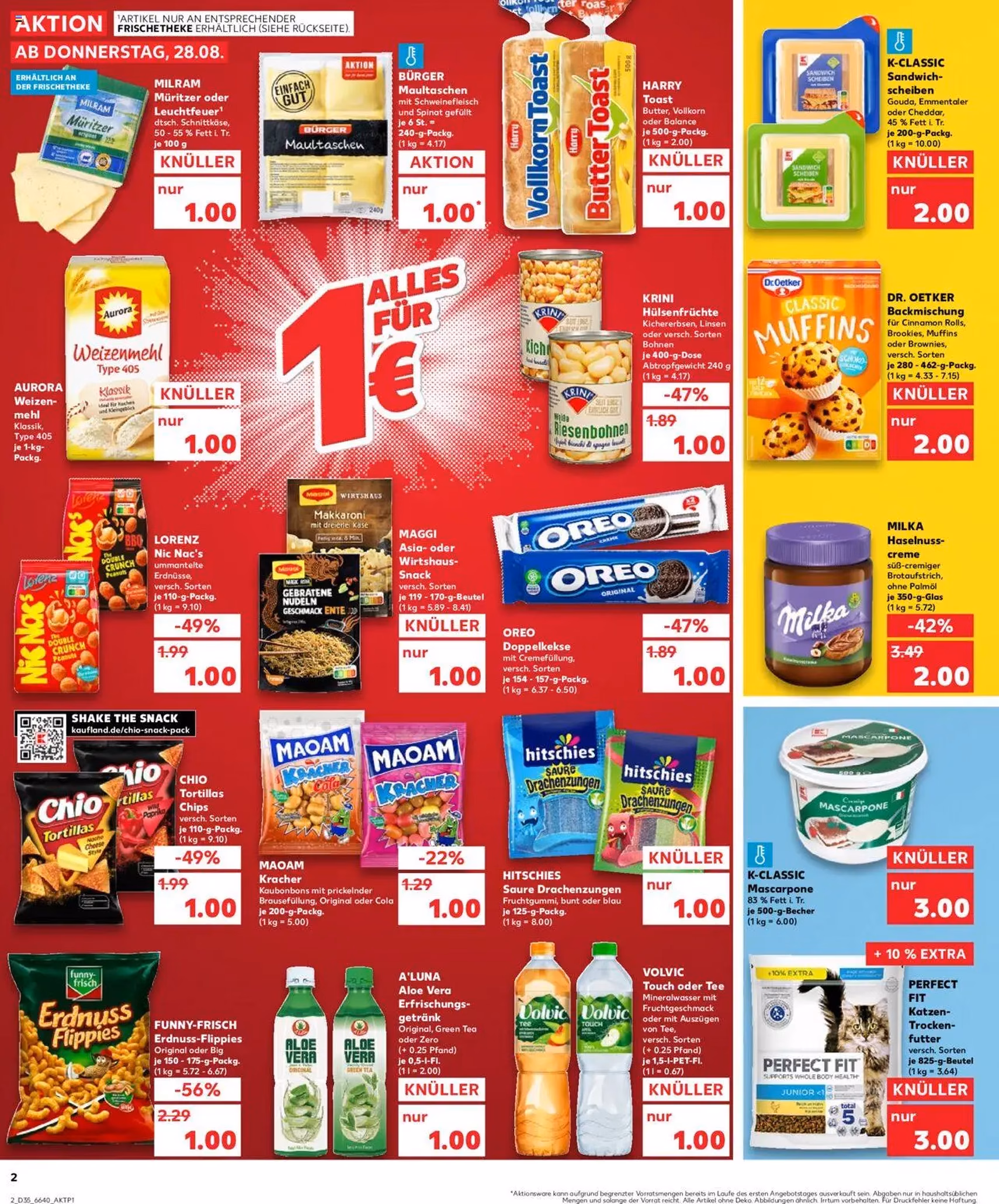 Kaufland Prospekt - Gültiger Prospekt ab 28.08.2025, Seite 2 von insgesamt 32 Kaufland Prospekt - Gültiger Prospekt ab 28.08.2025, Seite 2 von insgesamt 32