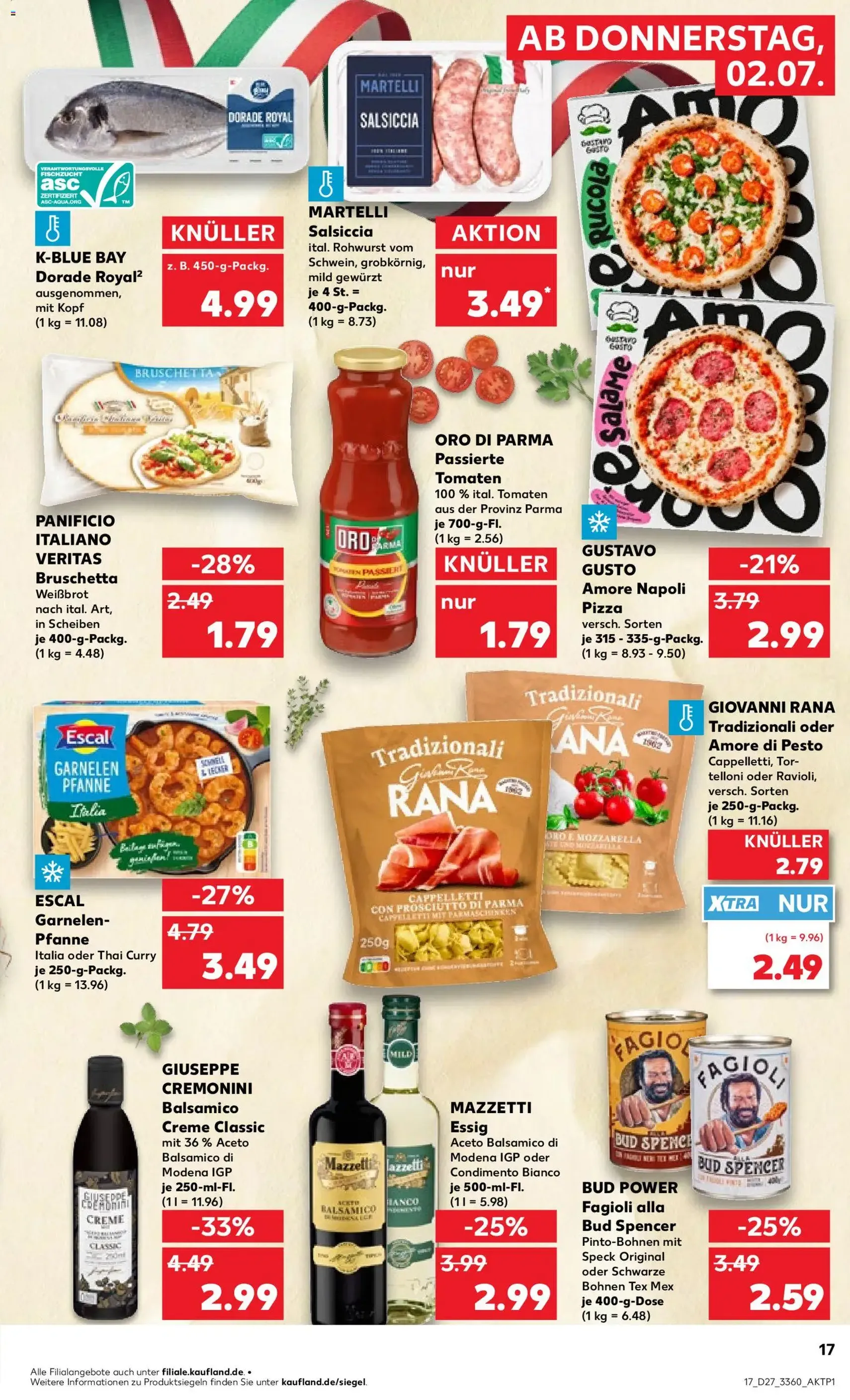 Kaufland Prospekt - Gültiger Prospekt ab 02.07.2026, Seite 17 von insgesamt 64