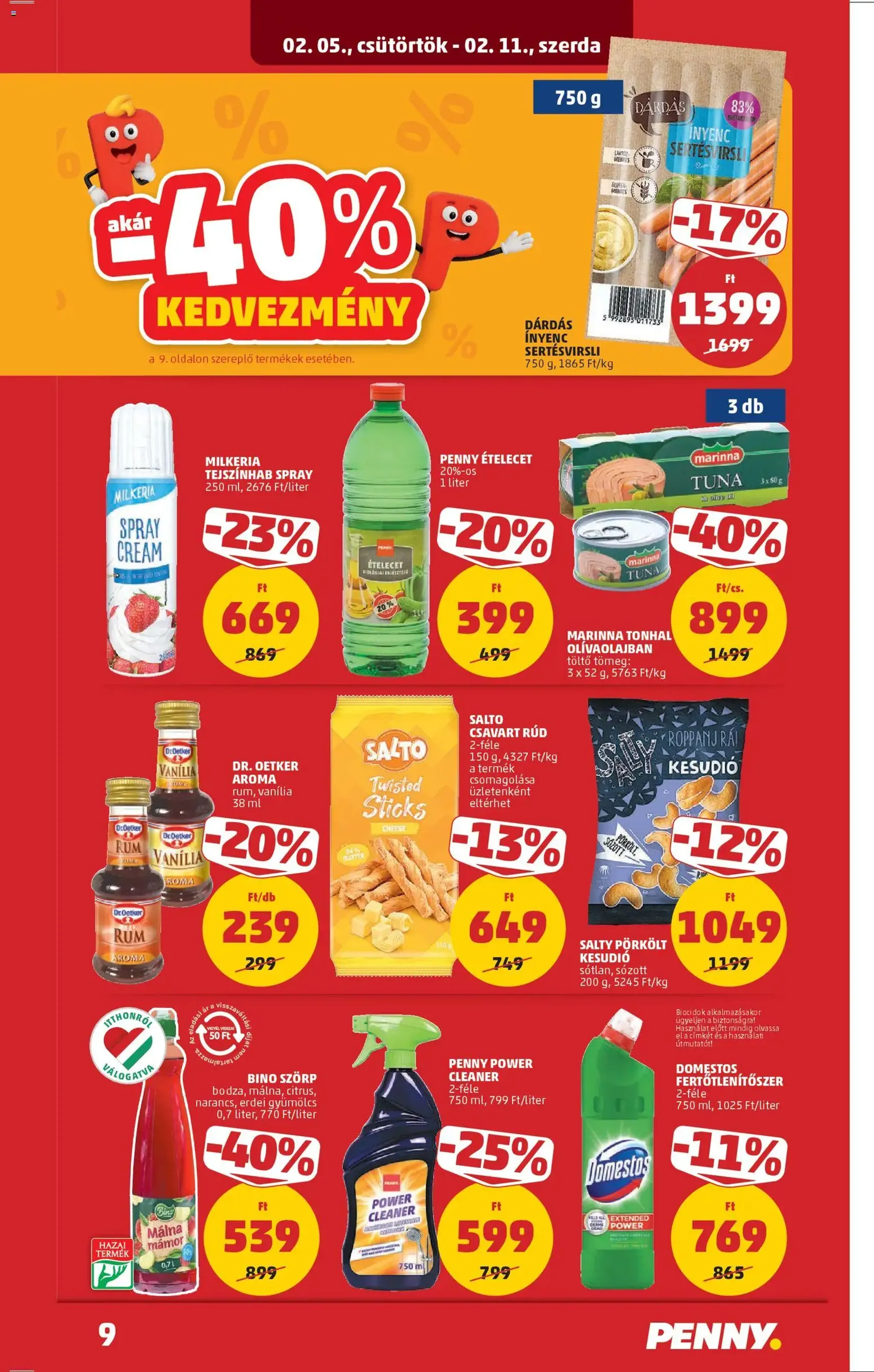 PENNY Akciós újság - 2026.02.05. érvényes szórólap 11 oldal 39 oldalból