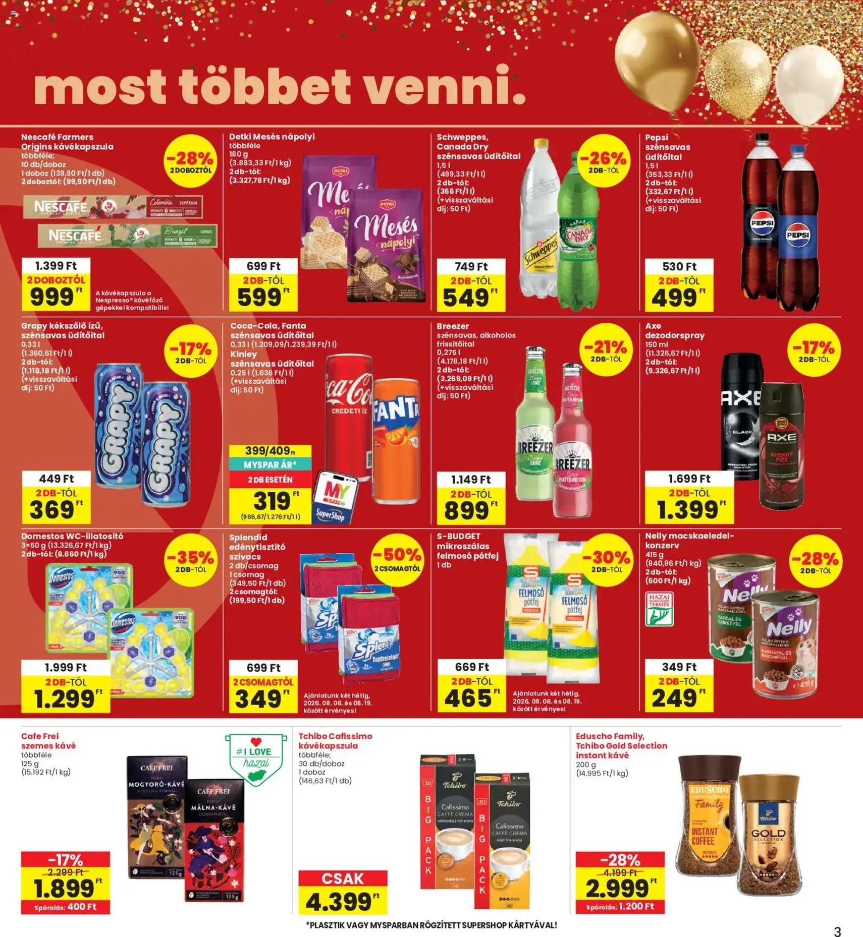 Interspar akciós újság - 2026.08.06. érvényes szórólap 3 oldal 20 oldalból