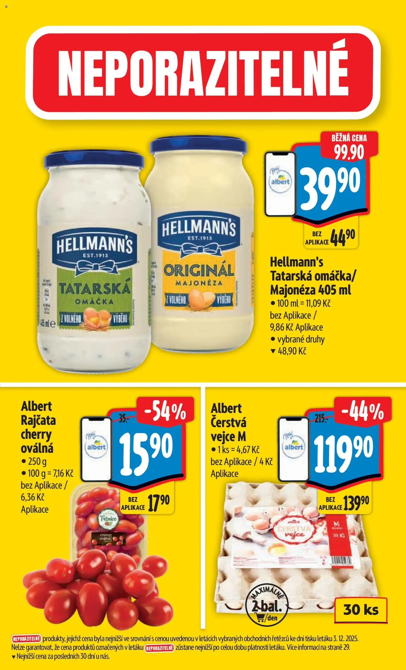 Albert leták - Hypermarket - platný leták od 10.12.2025 strana 3 z 60