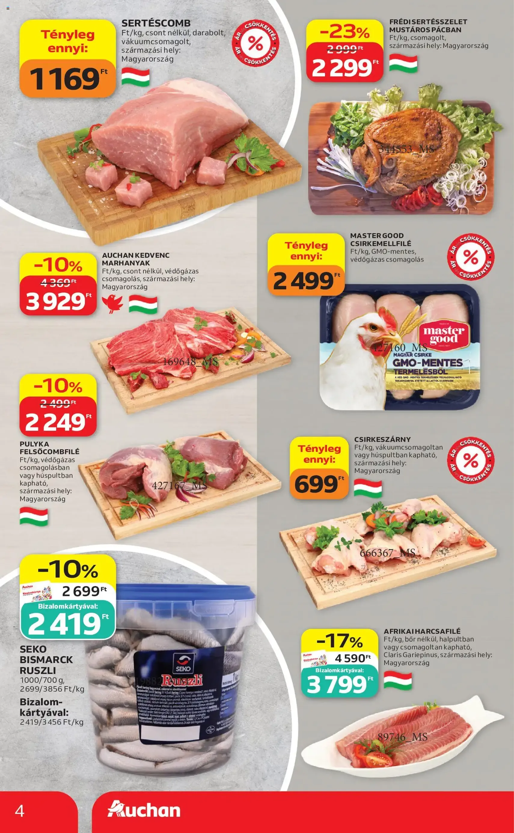 Auchan akciós újság - 2026.08.06. érvényes szórólap 4 oldal 48 oldalból