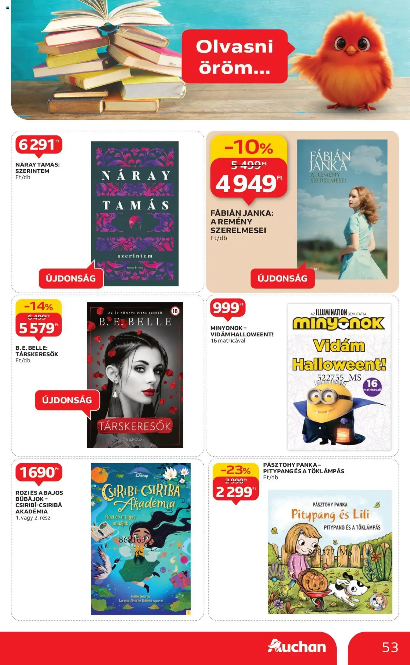 Auchan Akciós újság - 2025.10.09. érvényes szórólap 53 oldal 64 oldalból