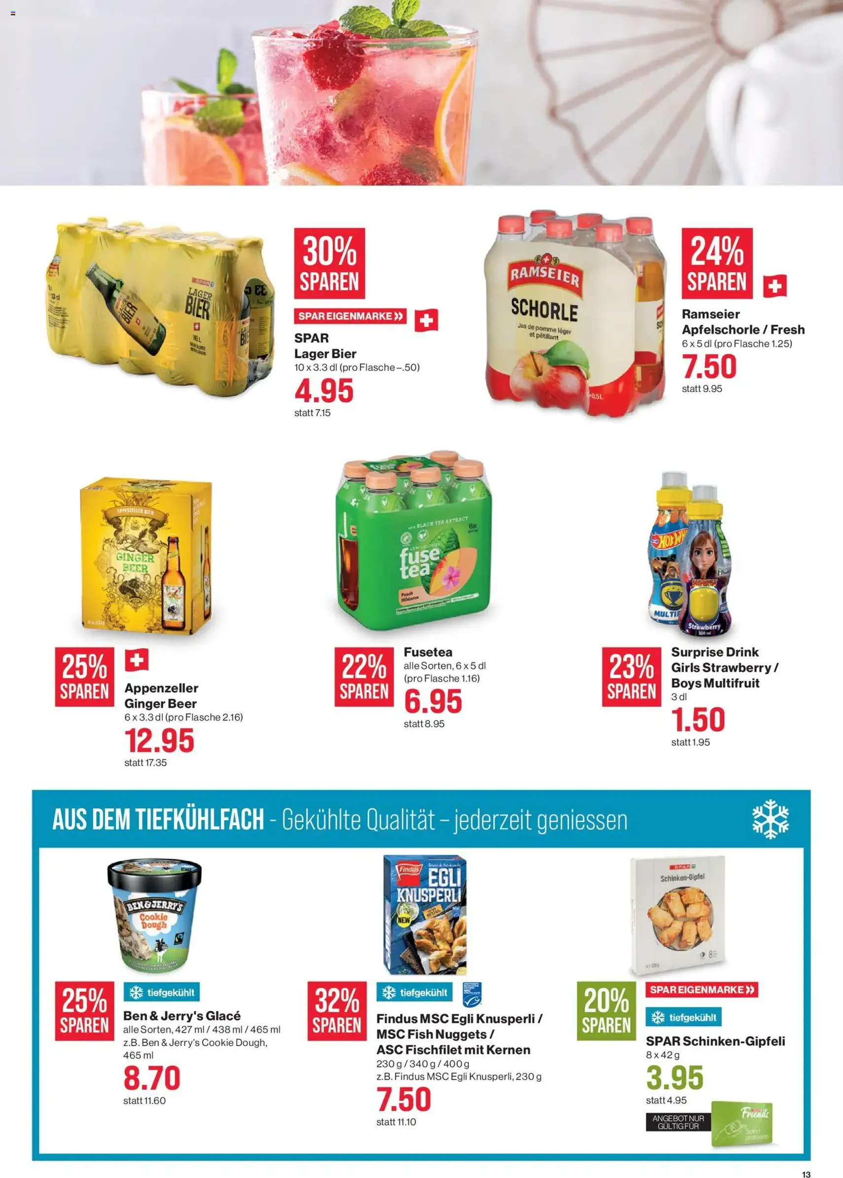 SPAR aktionen - Gültiger Prospekt ab 13.05.2026, Seite 13 von insgesamt 19