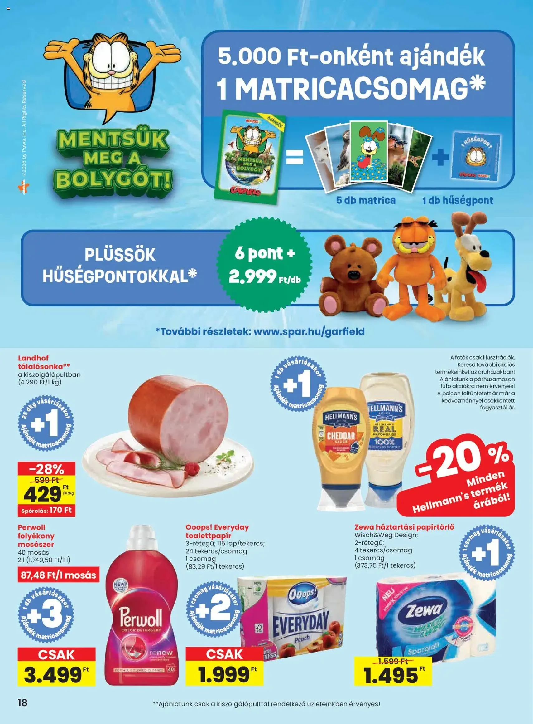 Spar Akciós újság - 2026.02.05. érvényes szórólap 18 oldal 20 oldalból