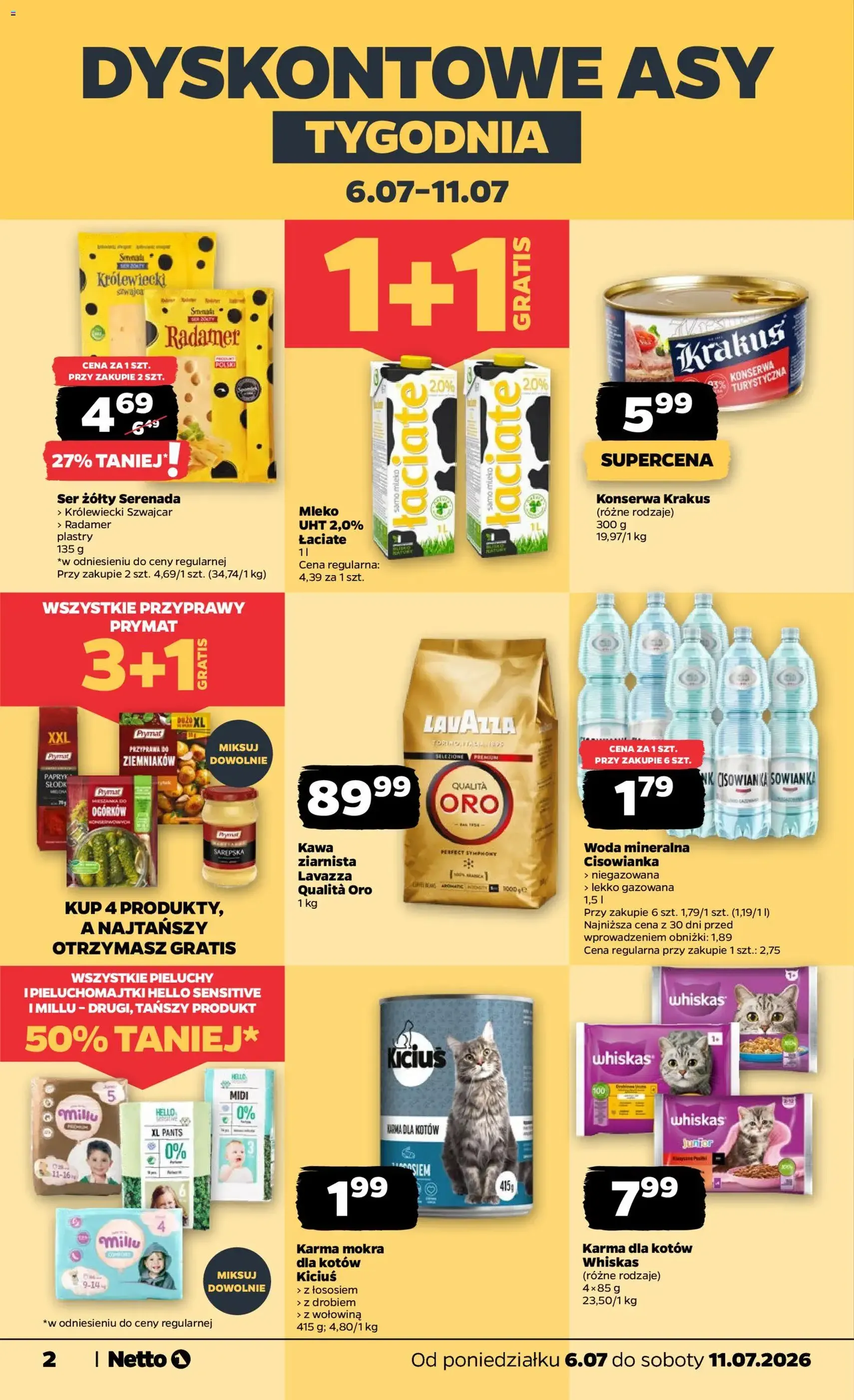 Netto gazetka od poniedziałku spożywcza - ważny gazetka od 06.07.2026 strona 2 z 35
