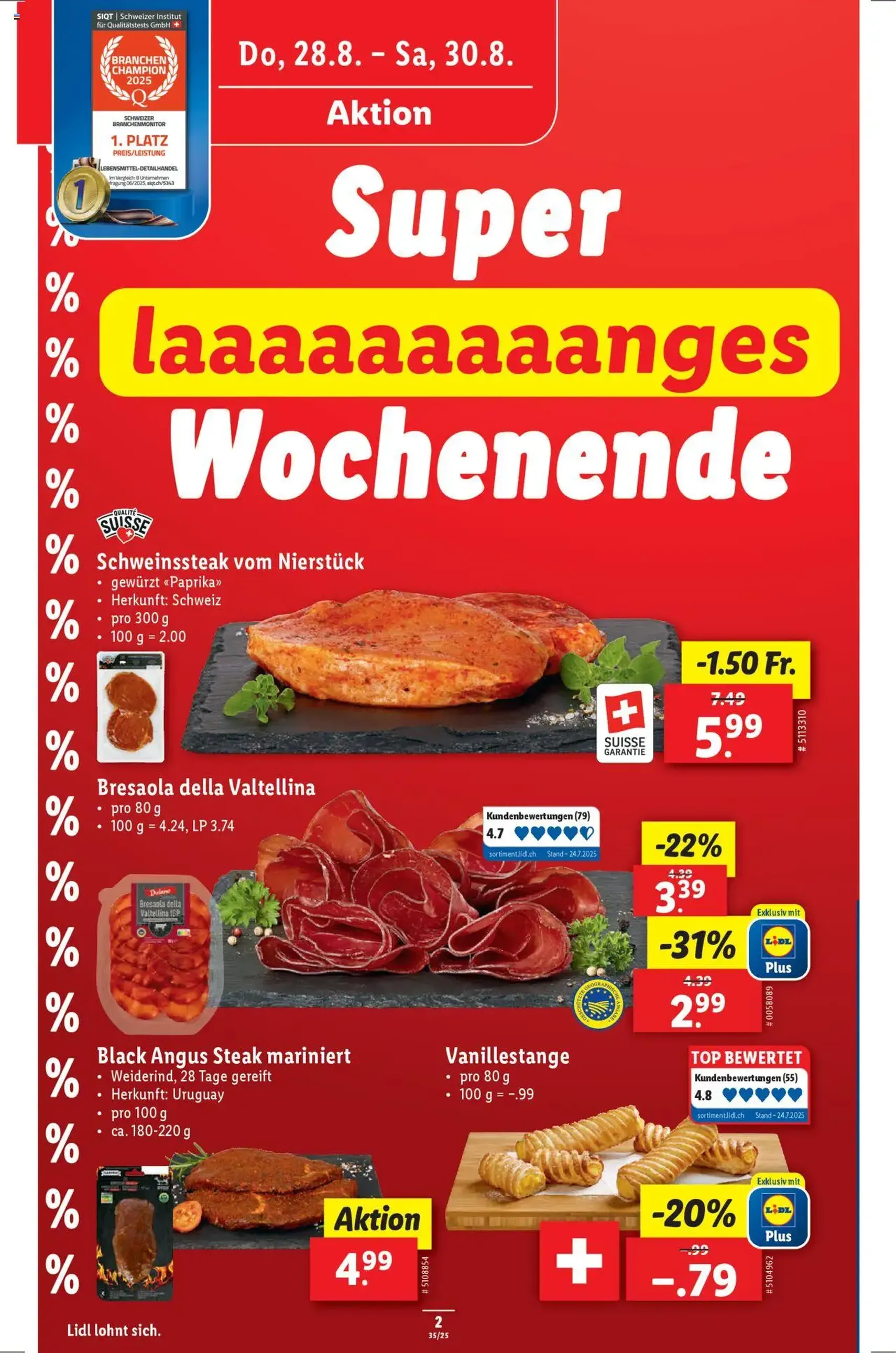 Lidl Aktionen - Gültiger Prospekt ab 28.08.2025, Seite 2 von insgesamt 34 Lidl Aktionen - Gültiger Prospekt ab 28.08.2025, Seite 2 von insgesamt 34