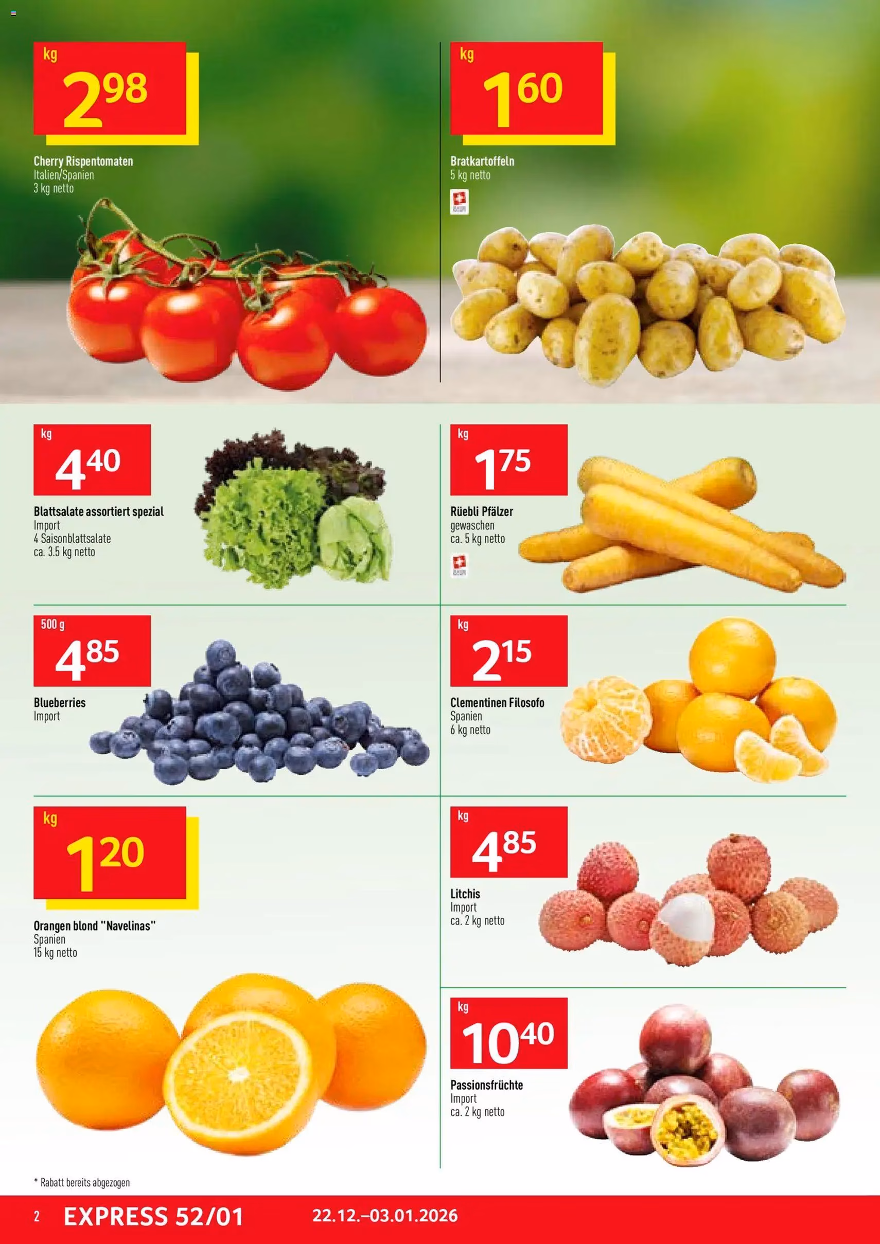 Prodega Aktionen - Gültiger Prospekt ab 22.12.2025, Seite 2 von insgesamt 36