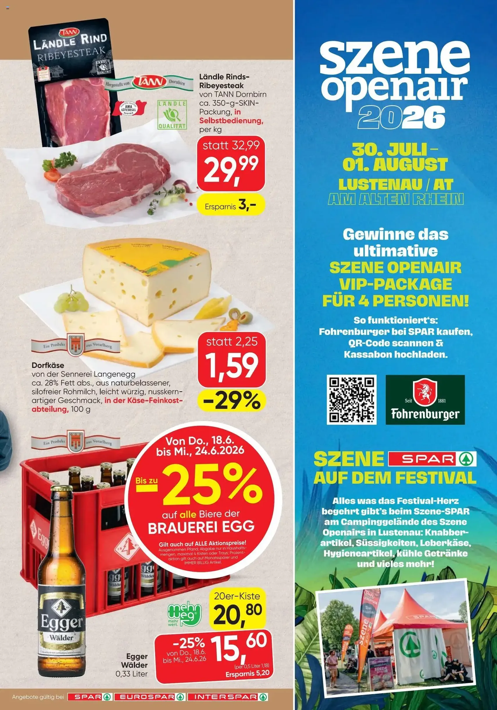 Spar - Flugblatt - Gültiger Prospekt ab 18.06.2026, Seite 15 von insgesamt 20