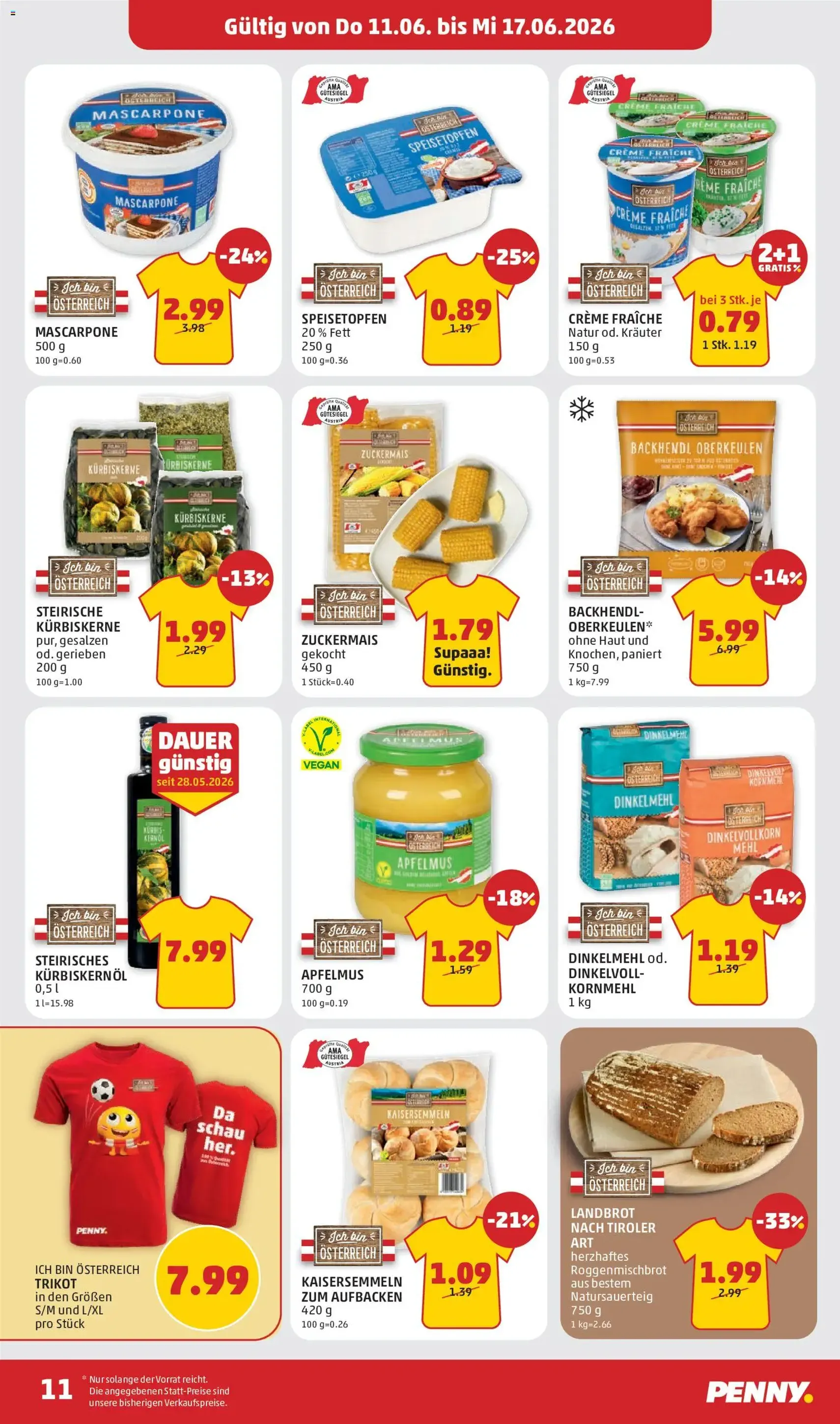Penny Markt - Flugblatt - Gültiger Prospekt ab 11.06.2026, Seite 11 von insgesamt 32