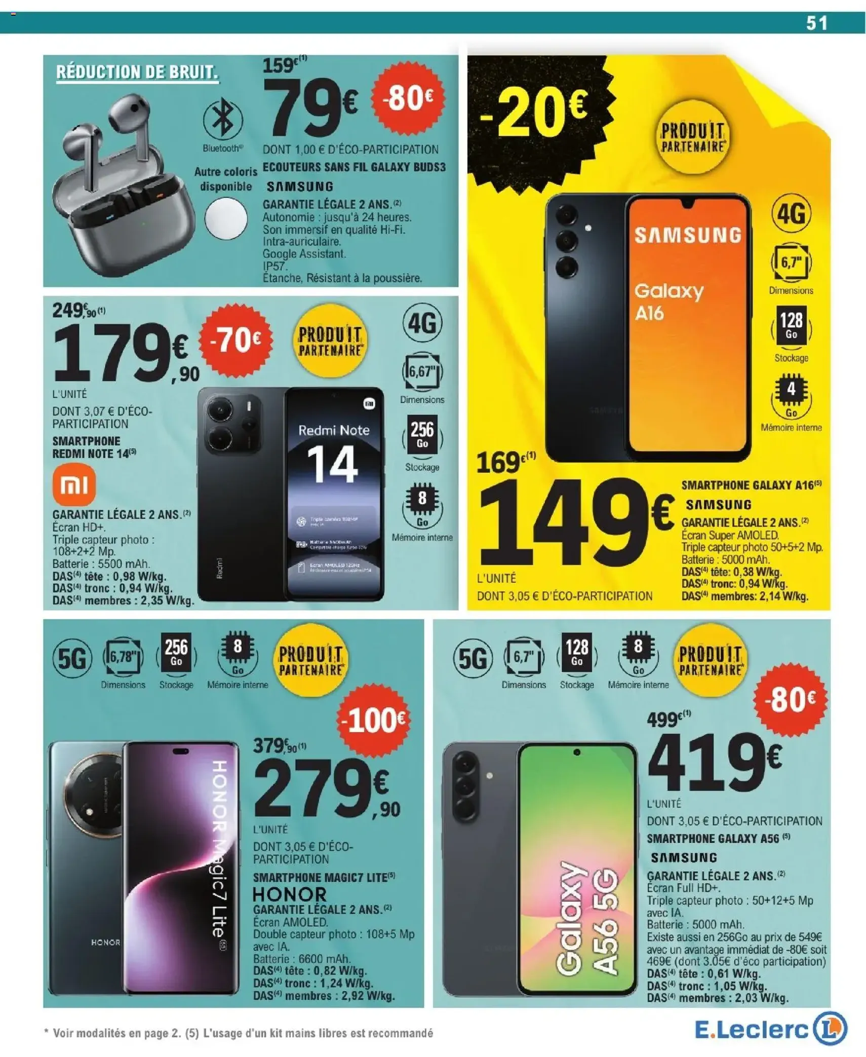 E.Leclerc catalogue semaine 2 - brochure valable à partir du 06/01/2026, page 51 sur 56