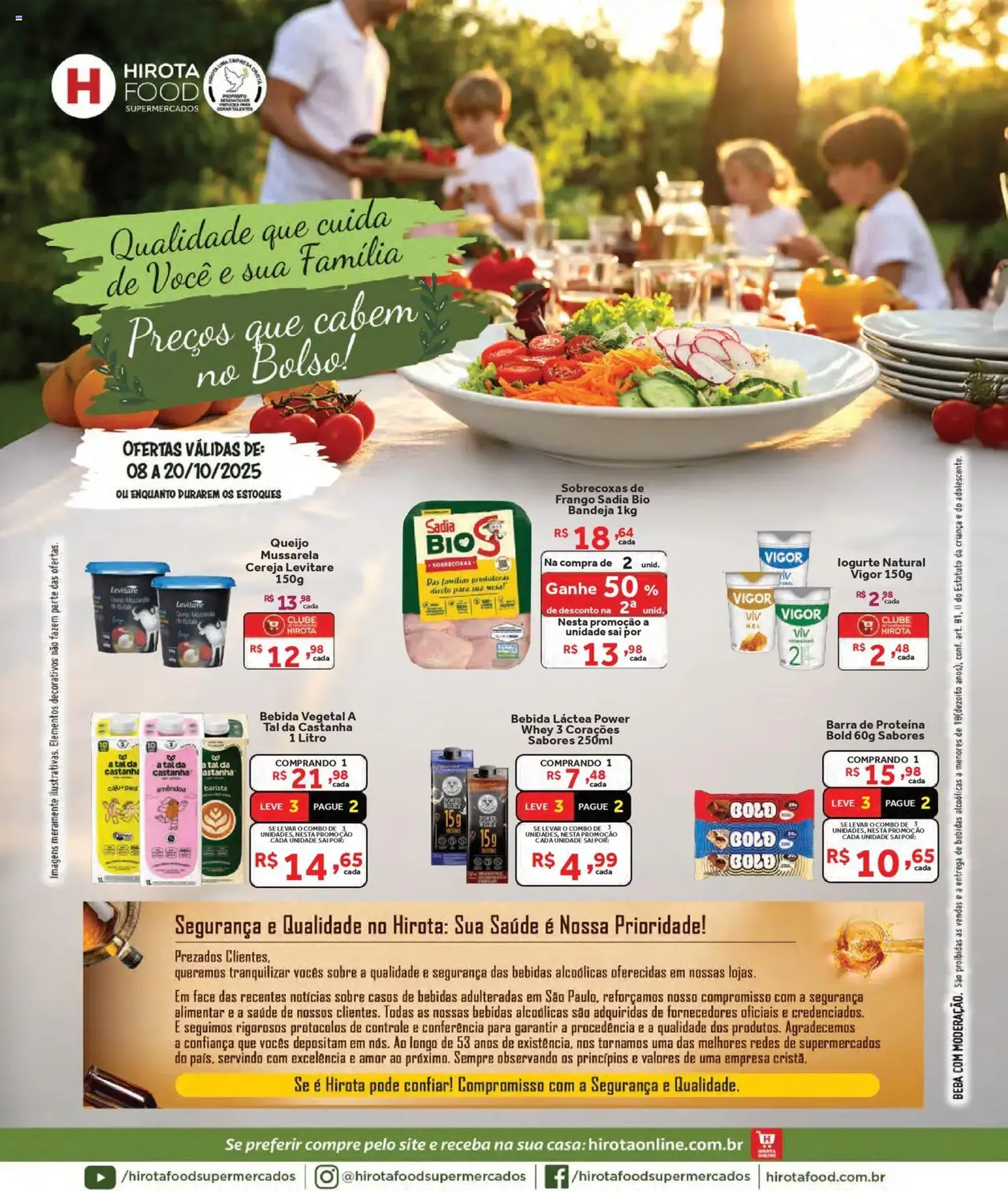 Hirota Food - Ofertas Quinzenal - folheto válido a partir de 08/10/2025 página 1 de 6 Hirota Food - Ofertas Quinzenal - folheto válido a partir de 08/10/2025 página 1 de 6