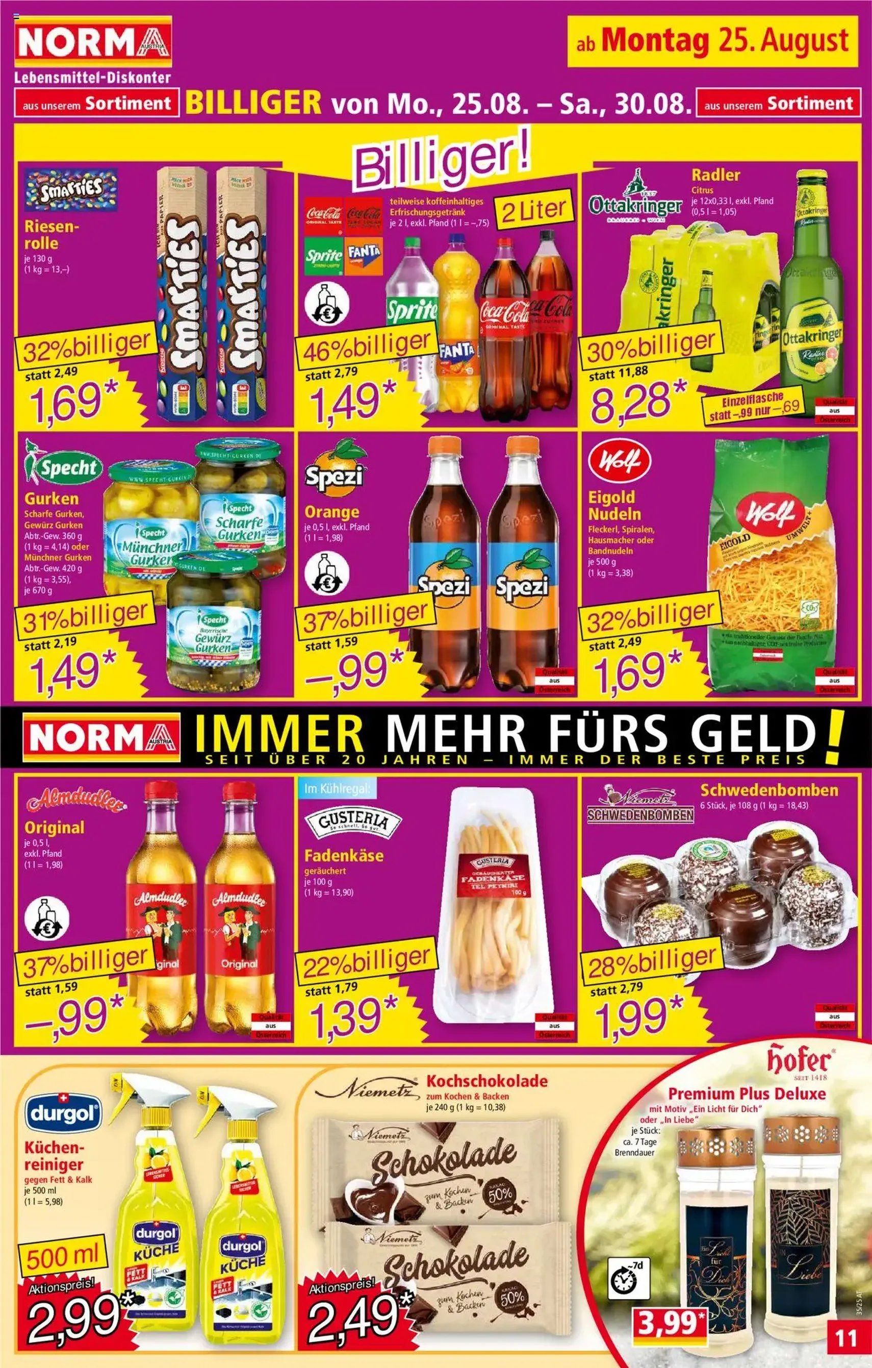 Norma Flugblatt - Gültiger Prospekt ab 25.08.2025, Seite 11 von insgesamt 18 Norma Flugblatt - Gültiger Prospekt ab 25.08.2025, Seite 11 von insgesamt 18