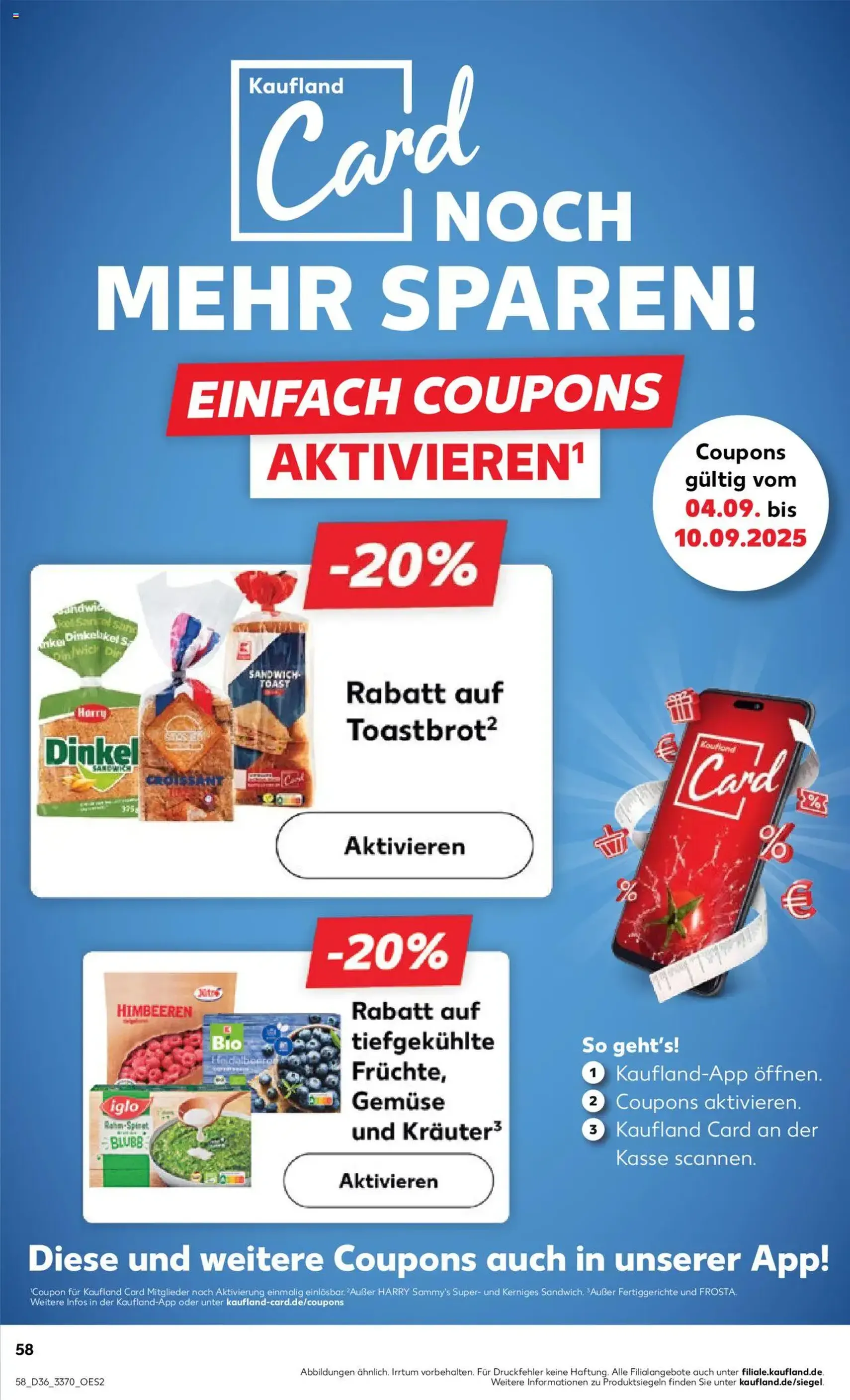 Kaufland Prospekt - Gültiger Prospekt ab 04.09.2025, Seite 58 von insgesamt 64 Kaufland Prospekt - Gültiger Prospekt ab 04.09.2025, Seite 58 von insgesamt 64