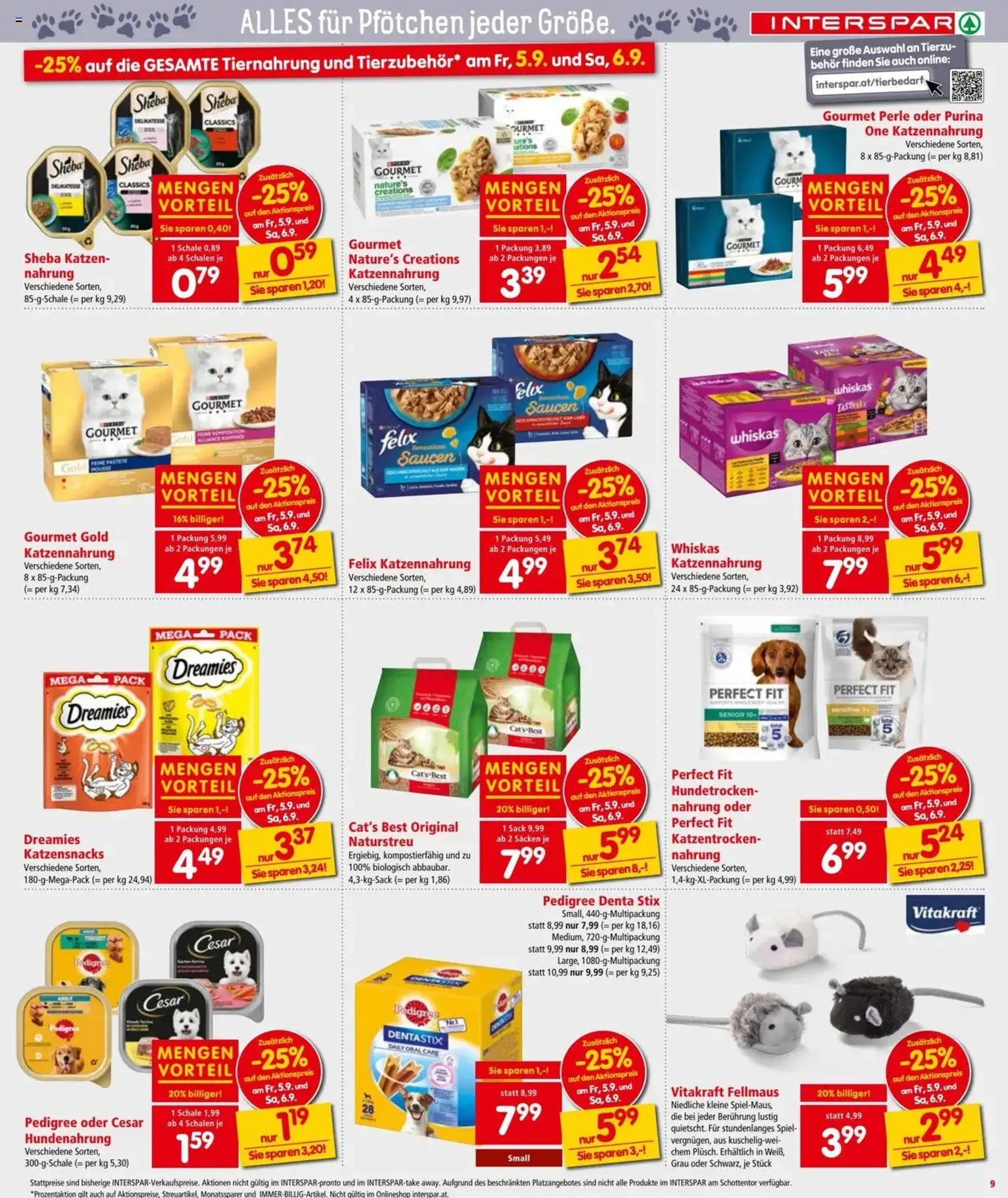 Interspar Flugblatt - Gültiger Prospekt ab 04.09.2025, Seite 9 von insgesamt 16 Interspar Flugblatt - Gültiger Prospekt ab 04.09.2025, Seite 9 von insgesamt 16