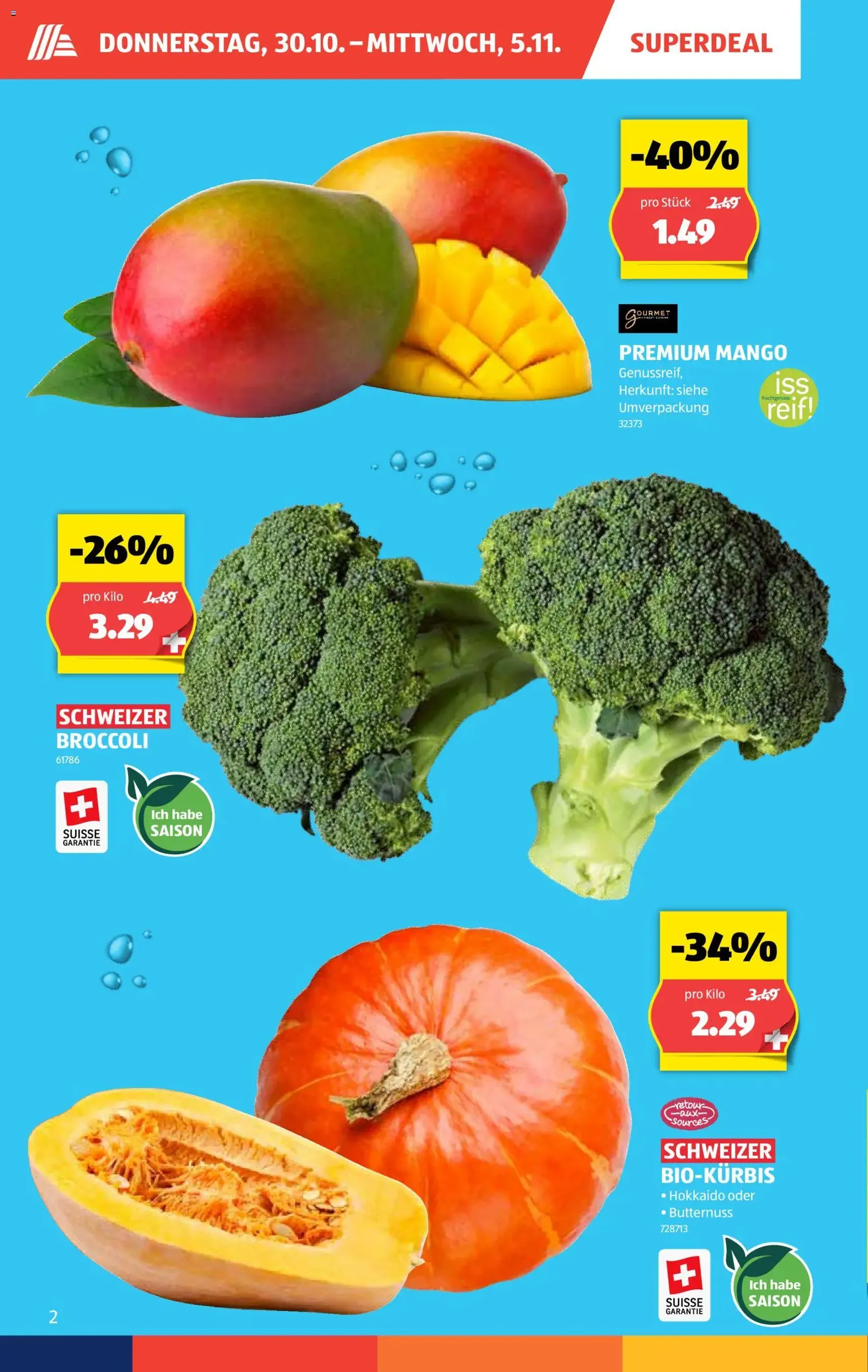 Aldi Aktionen - Gültiger Prospekt ab 30.10.2025, Seite 3 von insgesamt 36 Aldi Aktionen - Gültiger Prospekt ab 30.10.2025, Seite 3 von insgesamt 36