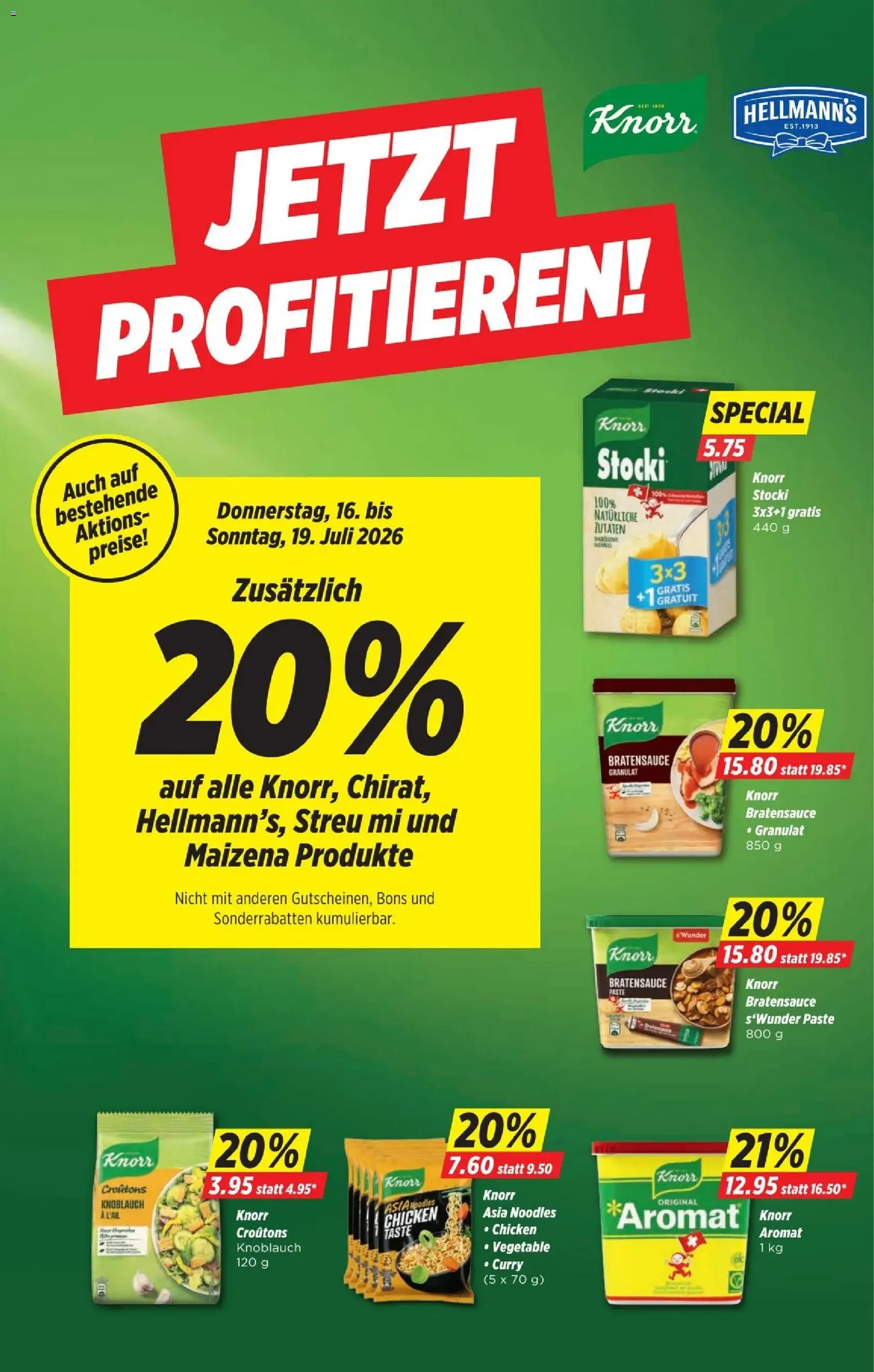 Denner aktionen - Gültiger Prospekt ab 16.07.2026, Seite 10 von insgesamt 20